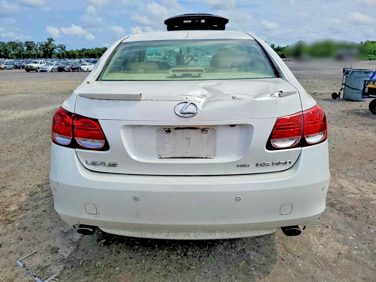 2009 Lexus Gs 350 White vin: JTHCE96S090022149