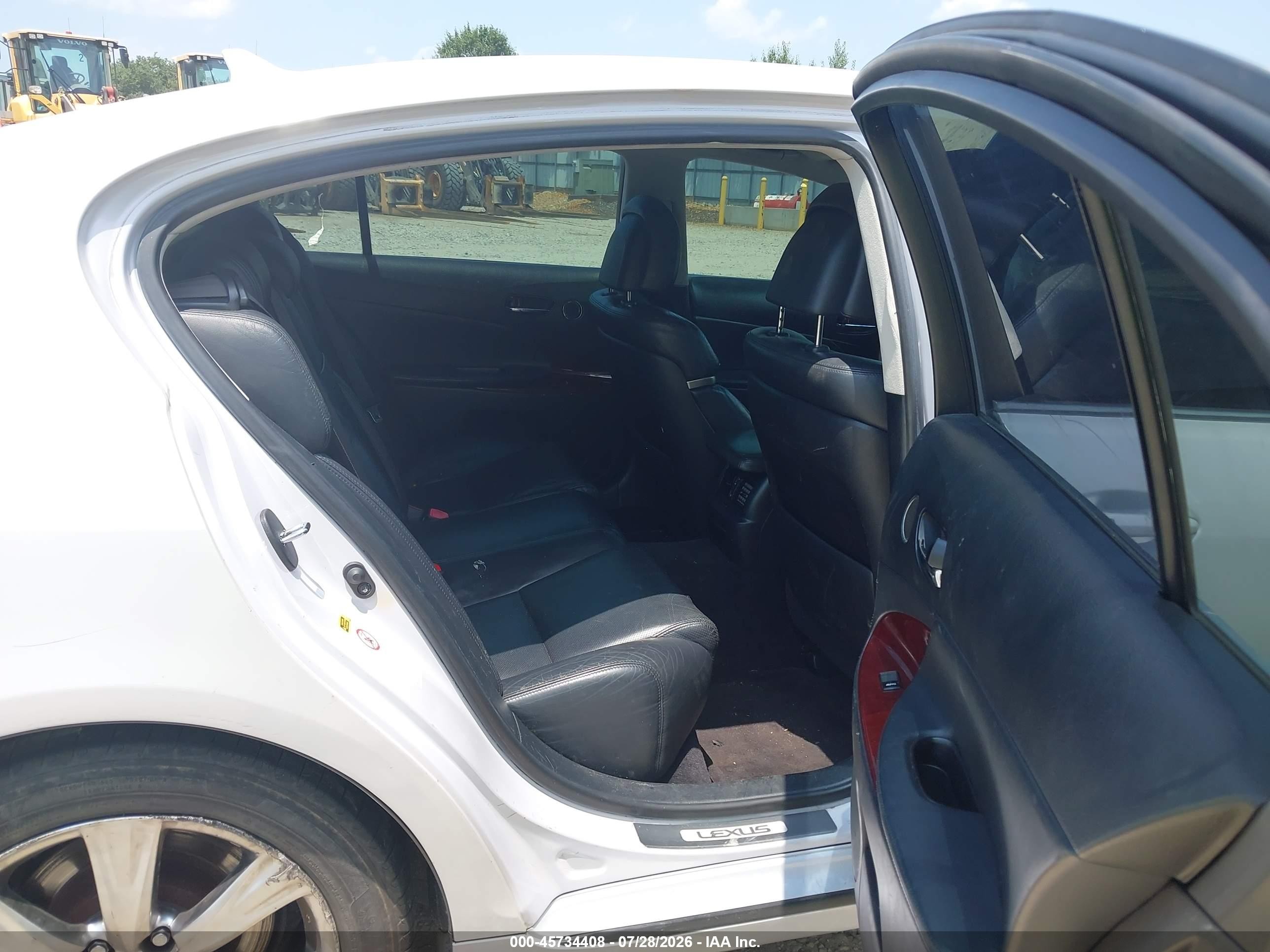 2008 Lexus Gs 350   White vin: JTHCE96S180015628