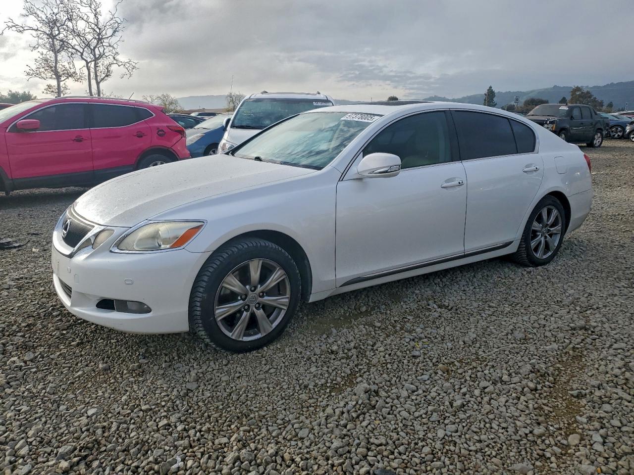 2008 Lexus Gs 350 White vin: JTHCE96S180016892