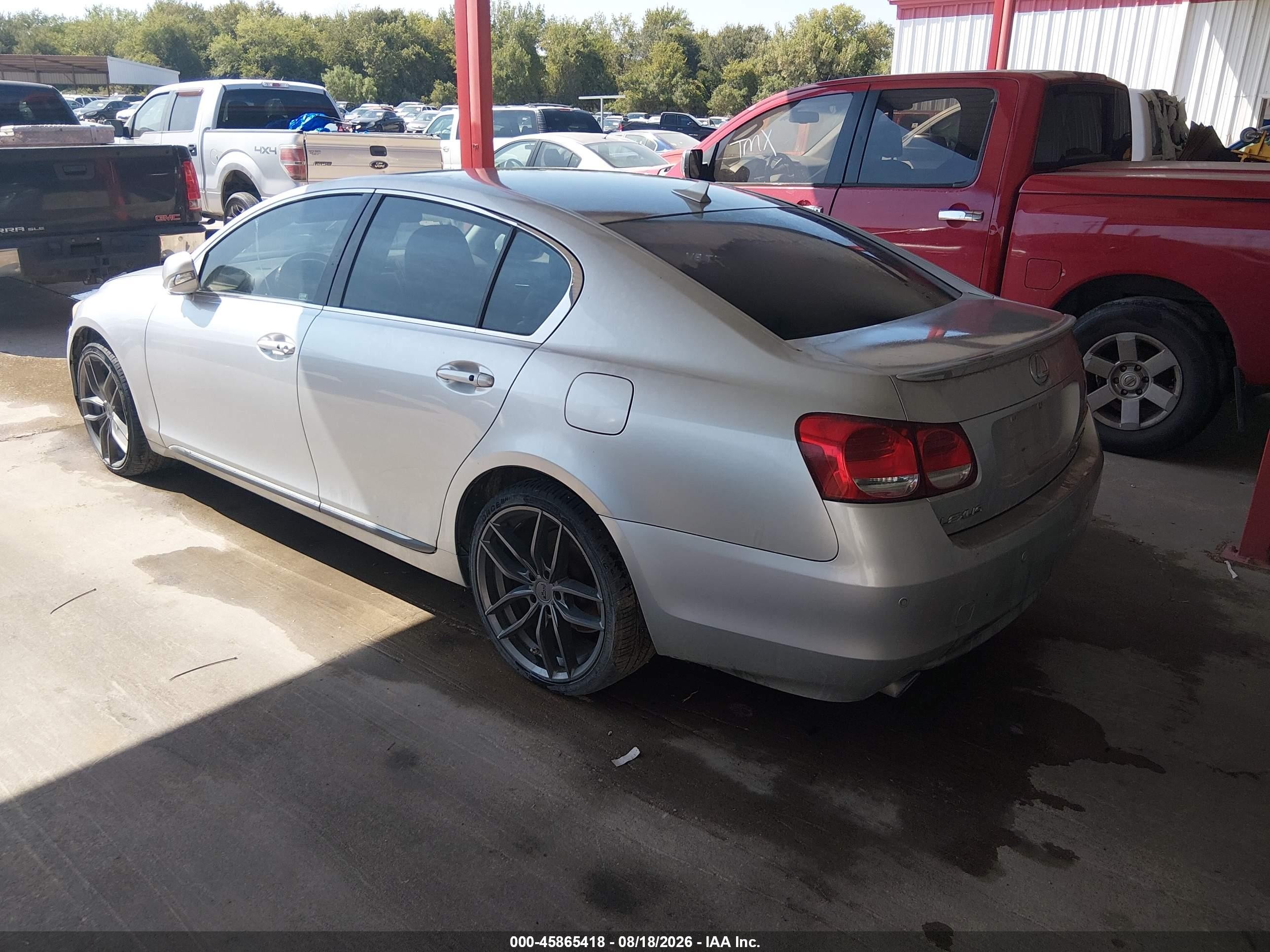 2008 Lexus Gs 350 Silver vin: JTHCE96S180020067