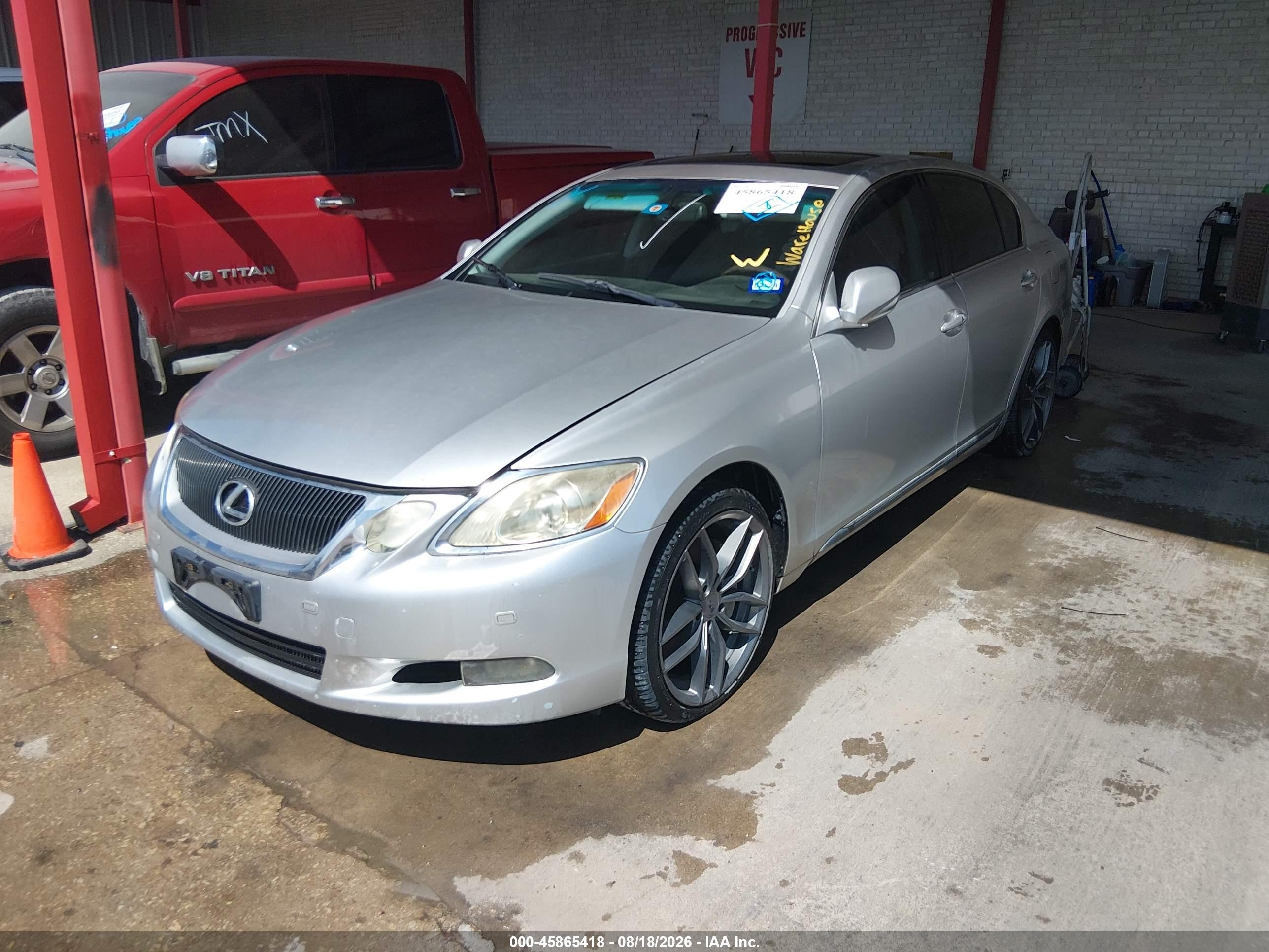 2008 Lexus Gs 350 Silver vin: JTHCE96S180020067