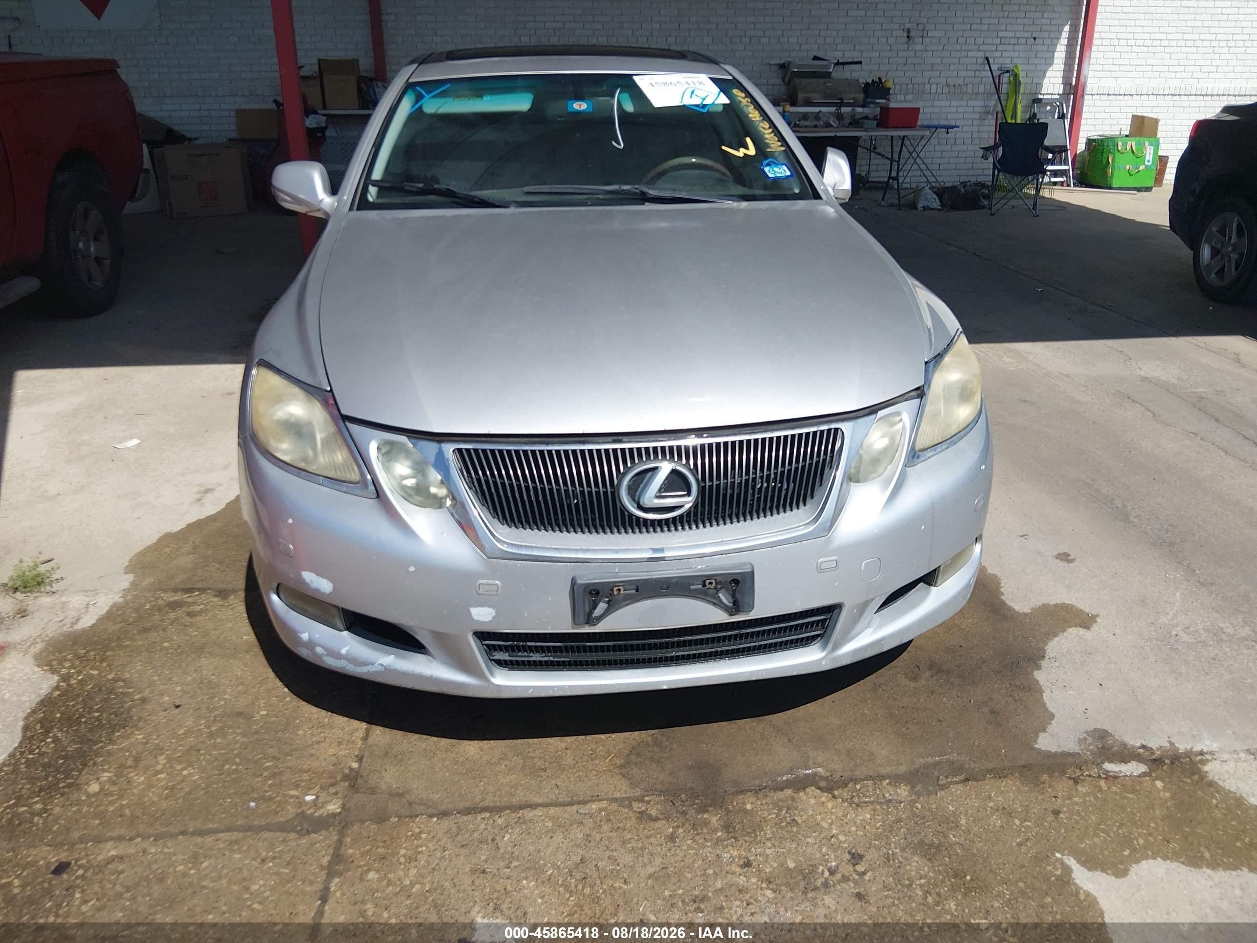 2008 Lexus Gs 350 Silver vin: JTHCE96S180020067