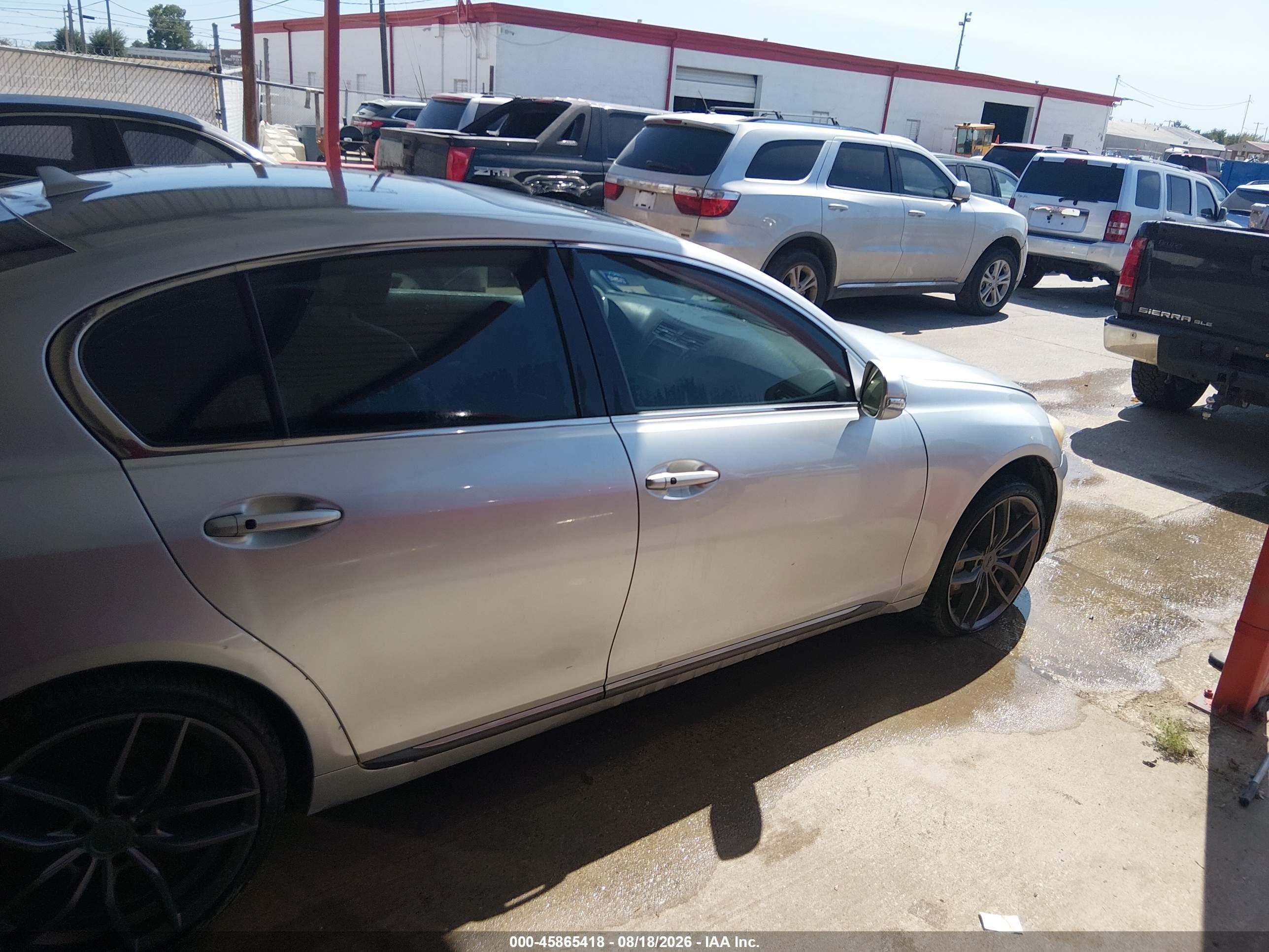 2008 Lexus Gs 350 Silver vin: JTHCE96S180020067