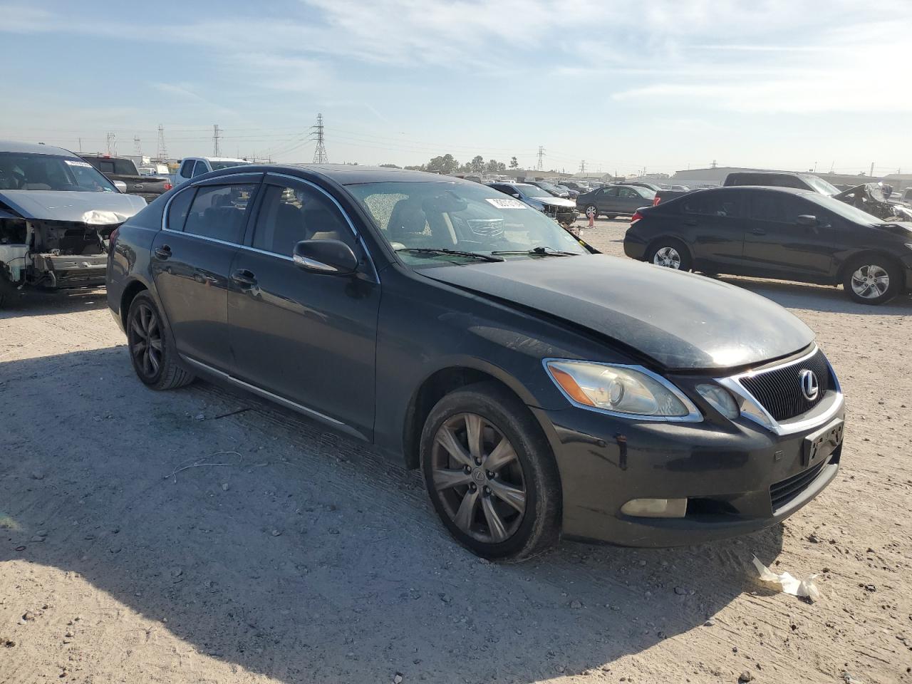 2008 Lexus Gs 350 Black vin: JTHCE96S180021073