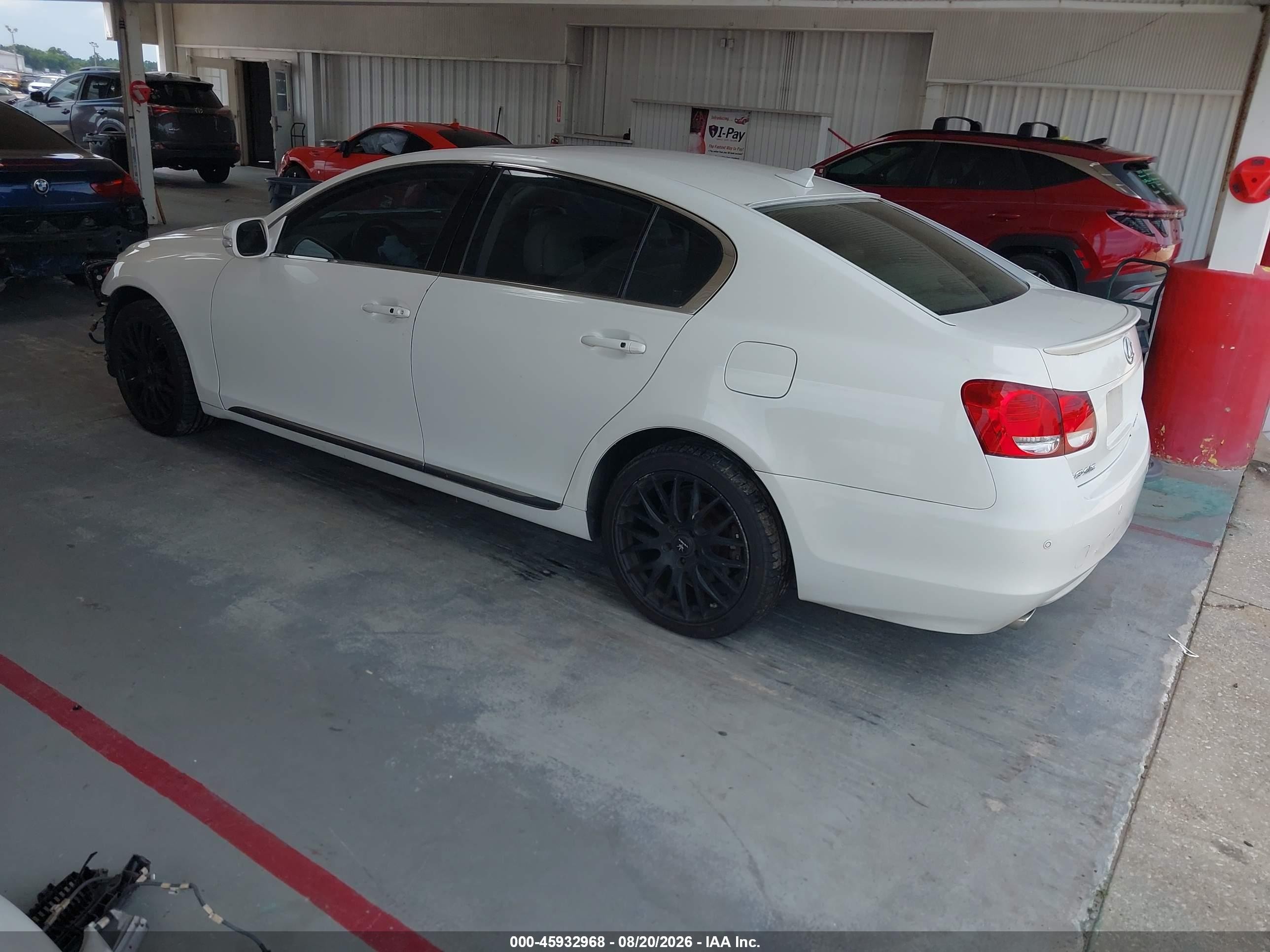 2008 Lexus Gs 350 White vin: JTHCE96S180021137