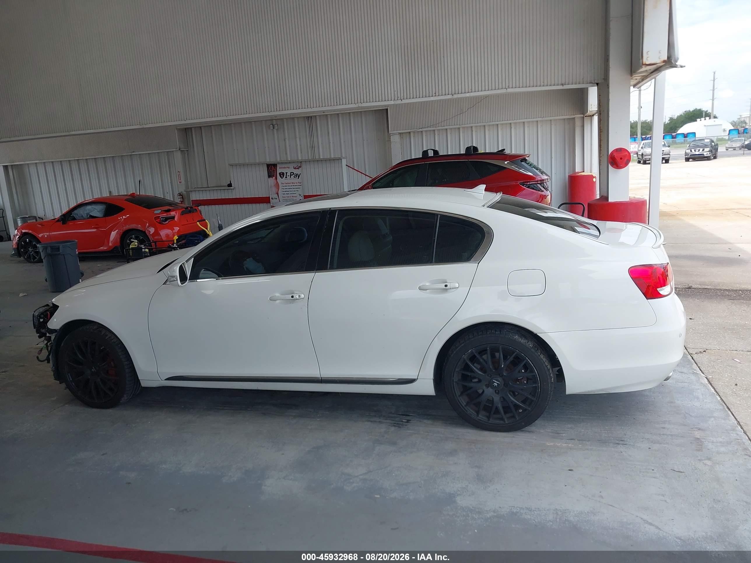2008 Lexus Gs 350 White vin: JTHCE96S180021137