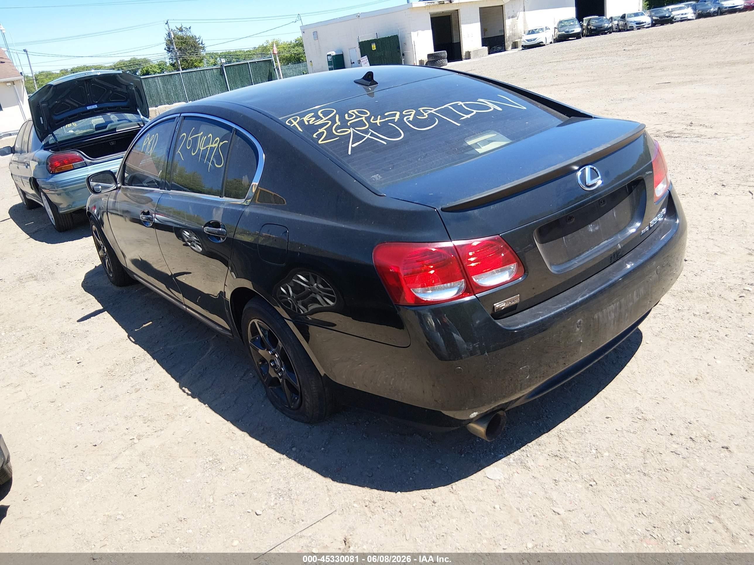 2007 Lexus Gs 350   Black vin: JTHCE96S270009349
