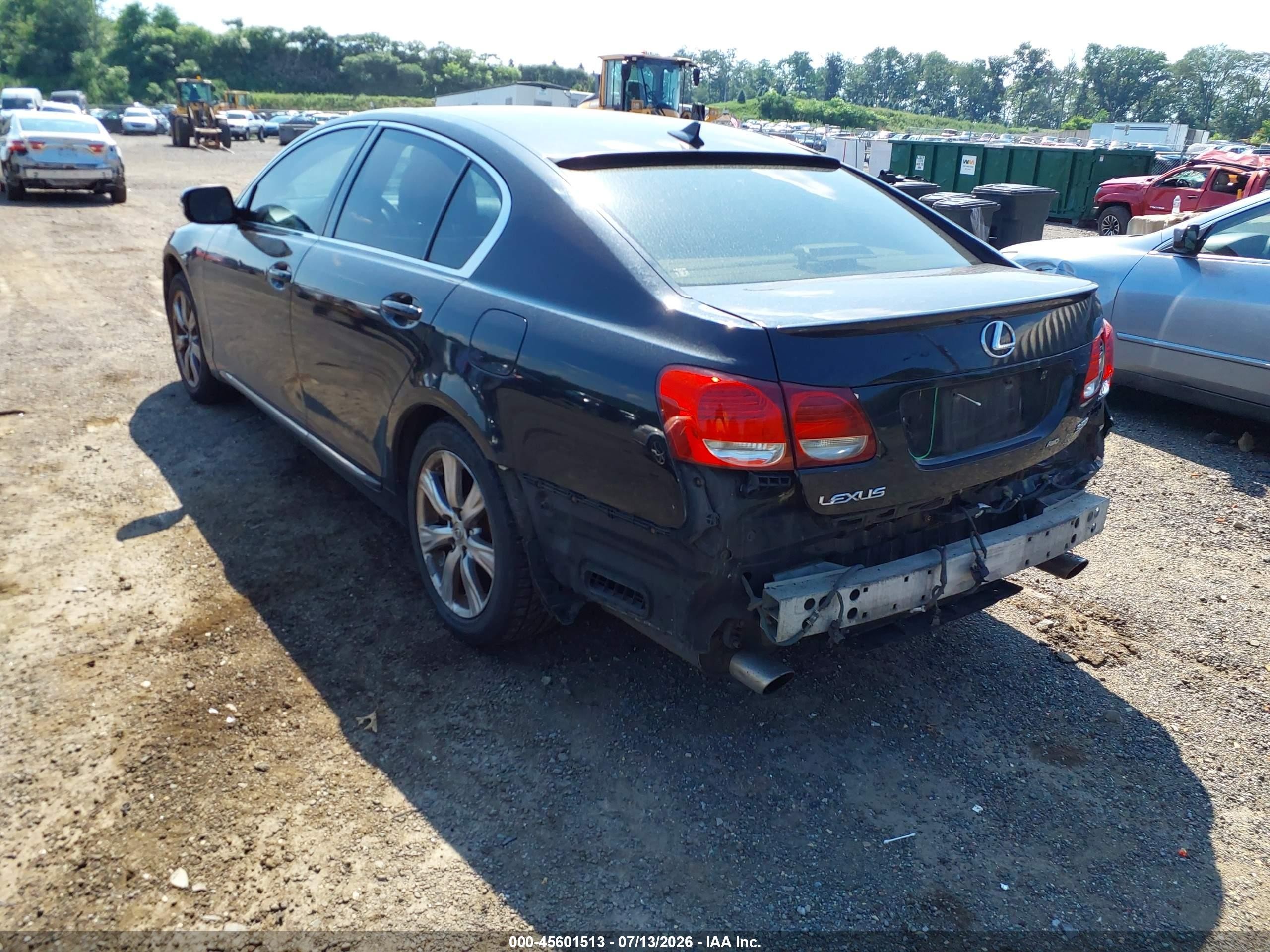 2008 Lexus Gs 350 Black vin: JTHCE96S280017971