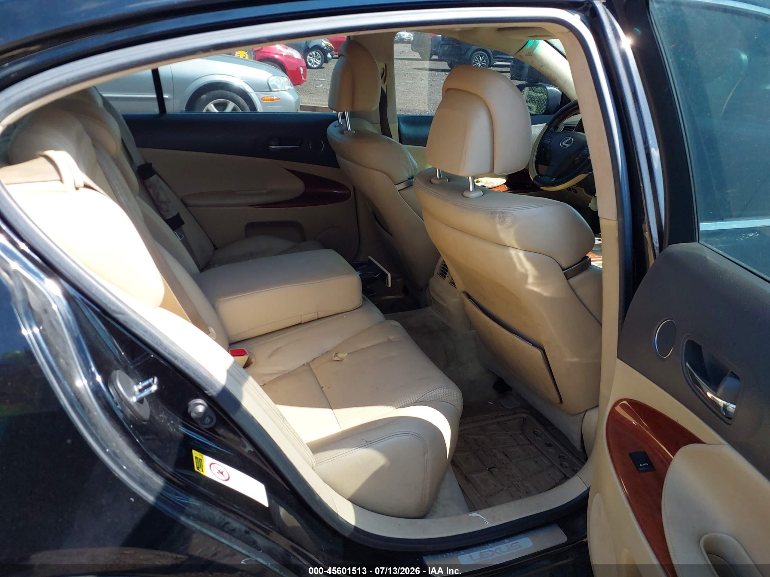 2008 Lexus Gs 350 Black vin: JTHCE96S280017971