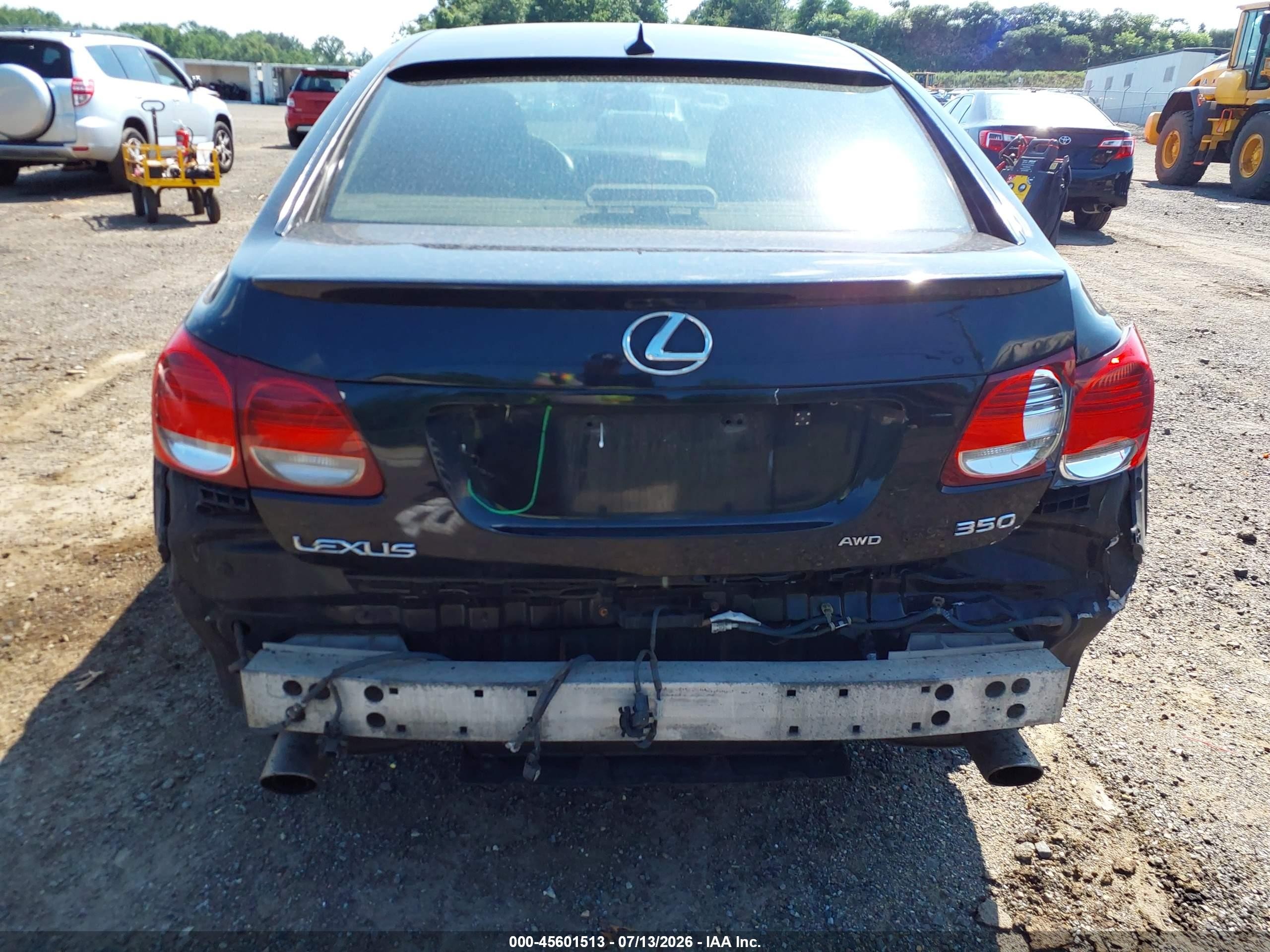 2008 Lexus Gs 350 Black vin: JTHCE96S280017971