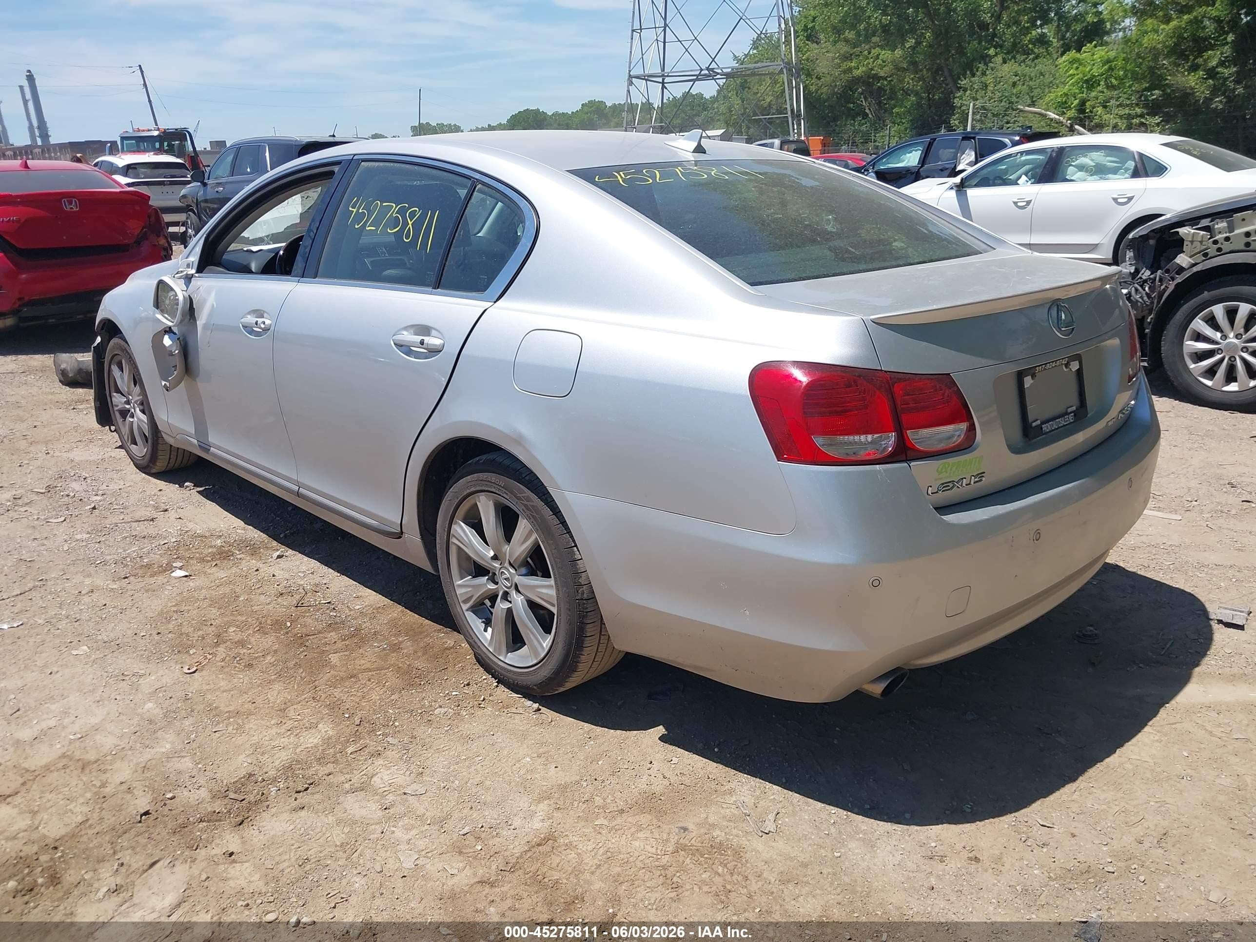 2008 Lexus Gs 350   Silver vin: JTHCE96S280019431