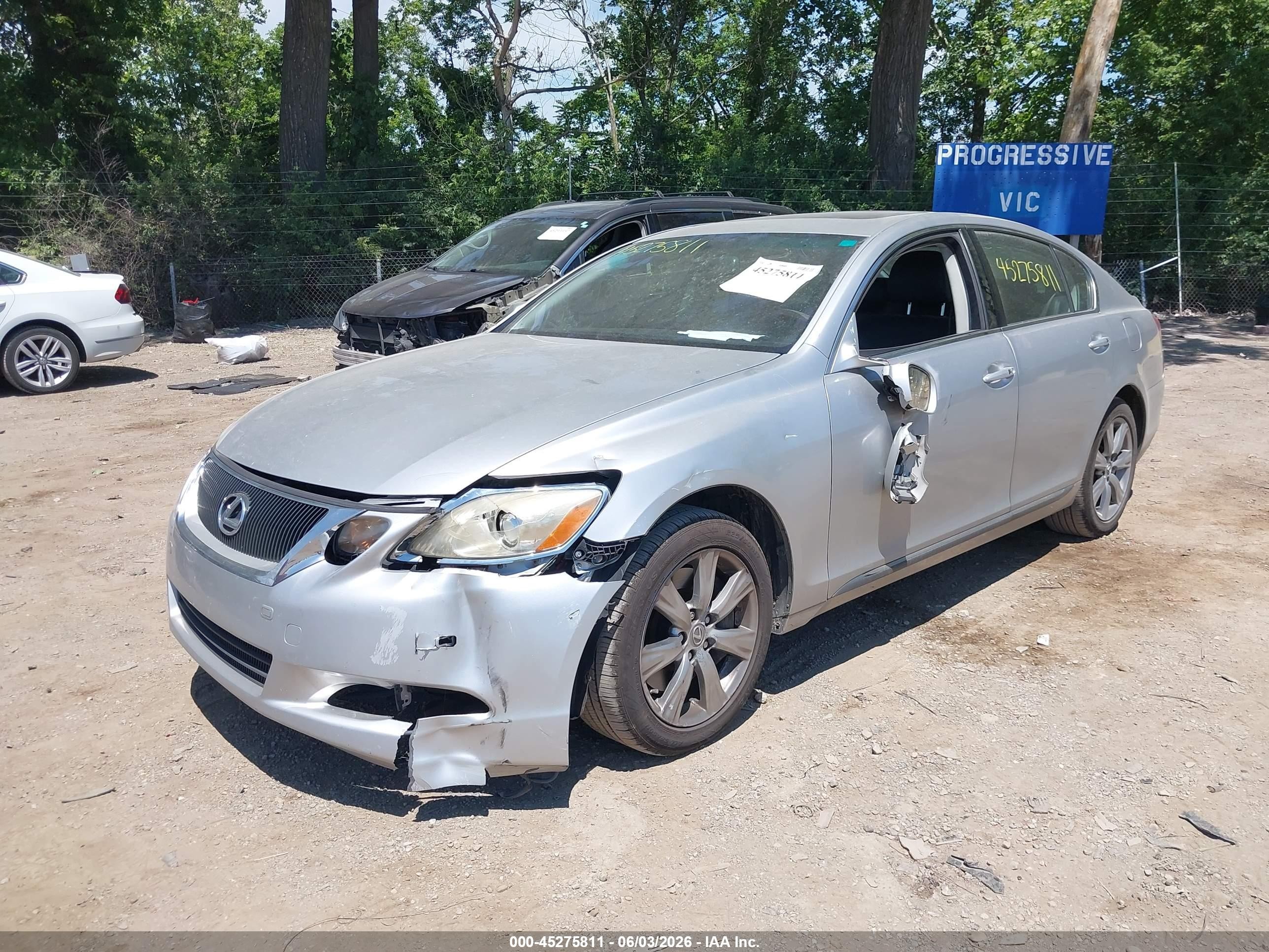 2008 Lexus Gs 350   Silver vin: JTHCE96S280019431