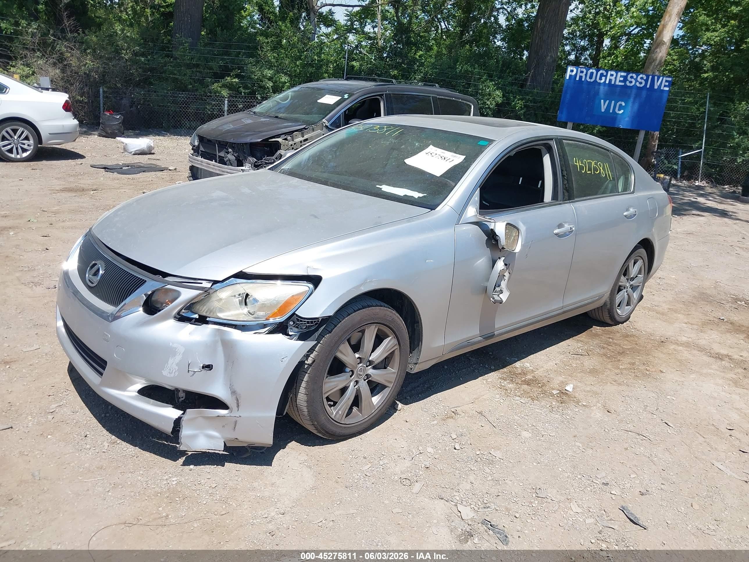 2008 Lexus Gs 350   Silver vin: JTHCE96S280019431