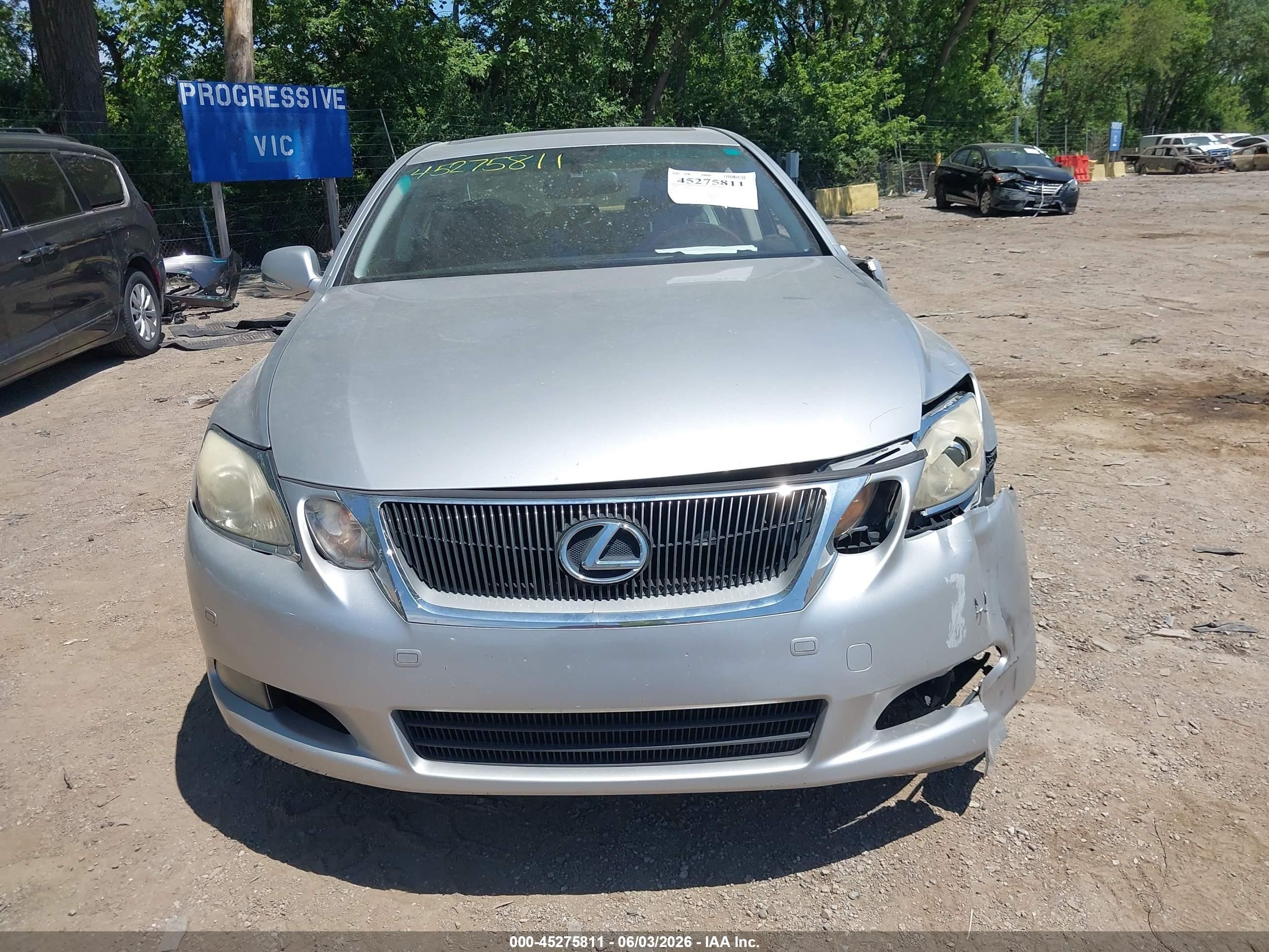 2008 Lexus Gs 350   Silver vin: JTHCE96S280019431