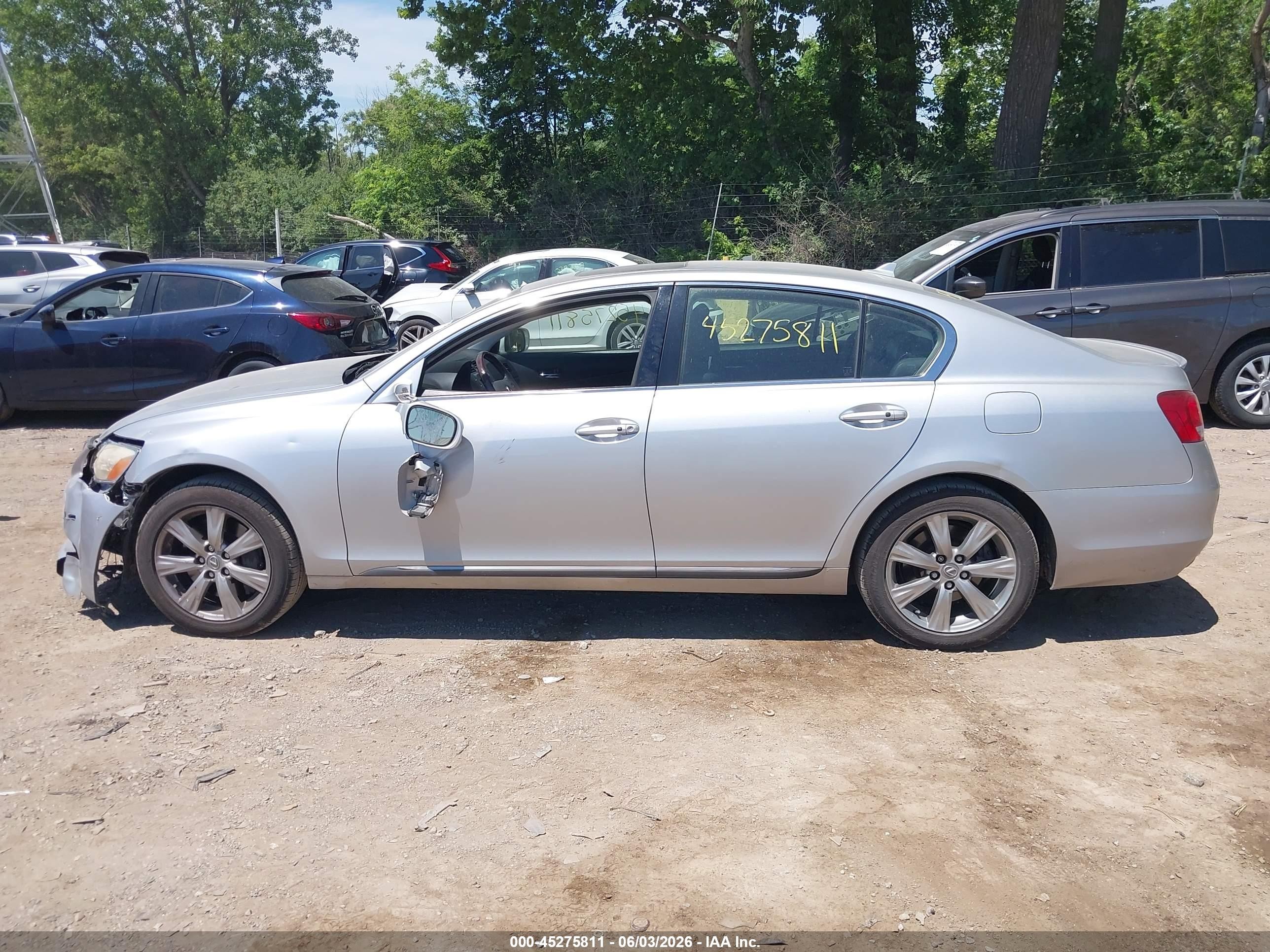 2008 Lexus Gs 350   Silver vin: JTHCE96S280019431