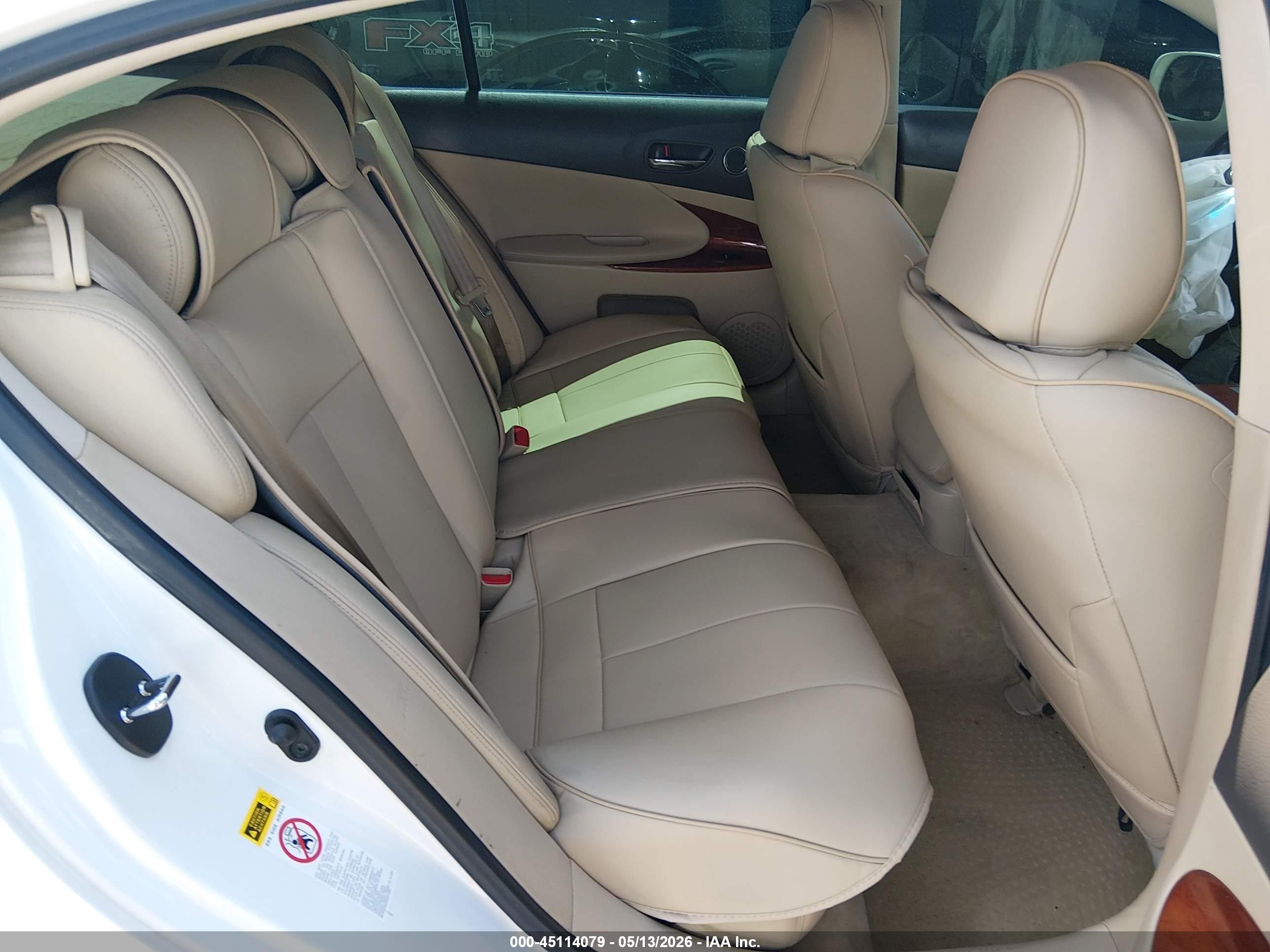 2008 Lexus Gs 350   White vin: JTHCE96S280019946