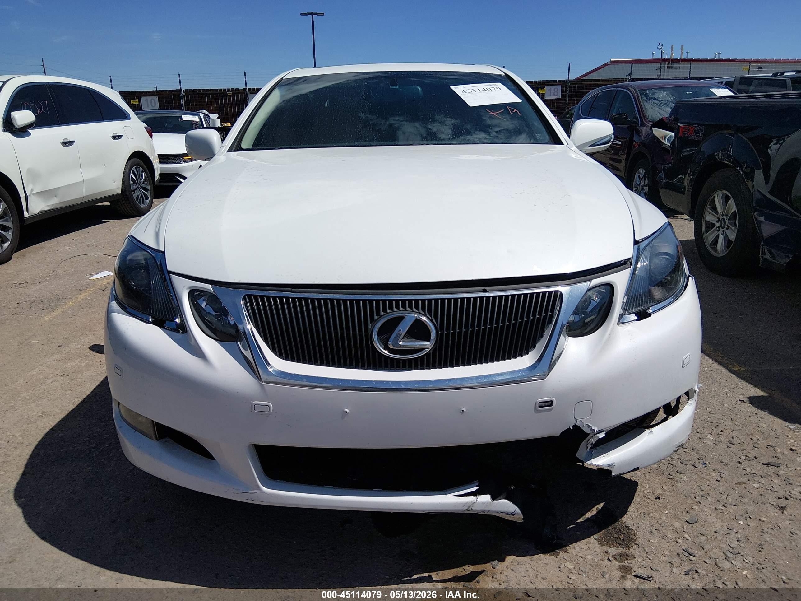 2008 Lexus Gs 350   White vin: JTHCE96S280019946