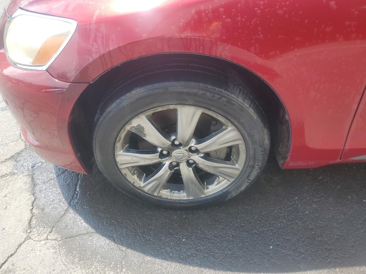 2009 Lexus Gs 350 Красный vin: JTHCE96S290023951 Damage: Left Front Wheel, Curb Rash, > 12 Inches