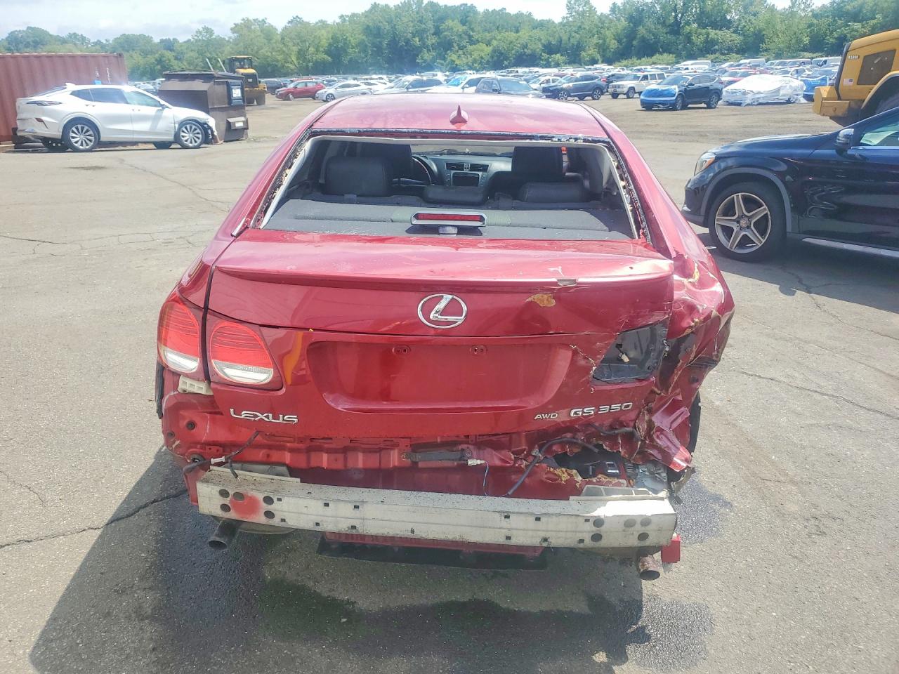2009 Lexus Gs 350 Красный vin: JTHCE96S290023951