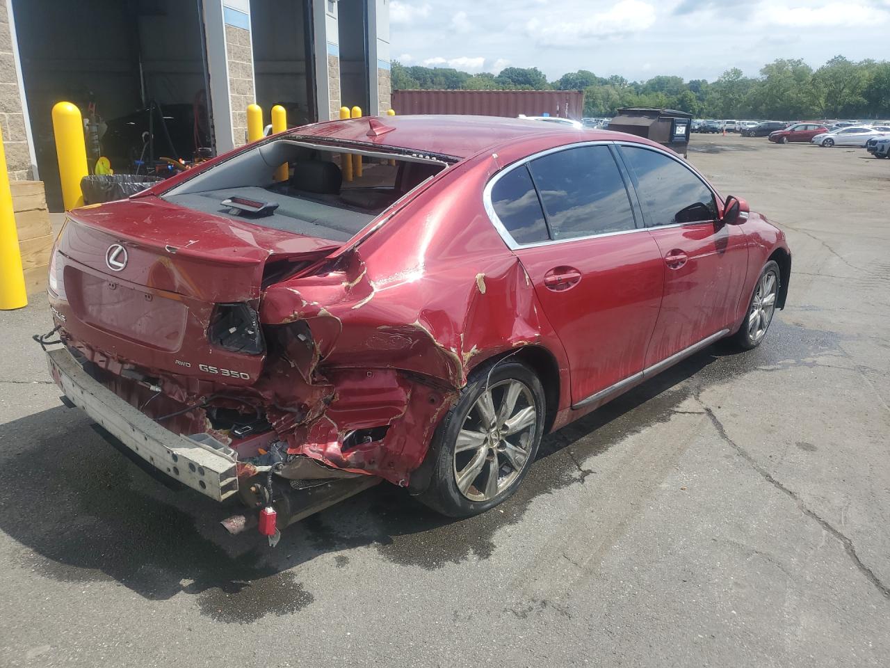 2009 Lexus Gs 350 Красный vin: JTHCE96S290023951 Damage: Right Qtr Panel, Severe Damage, Replacement Required