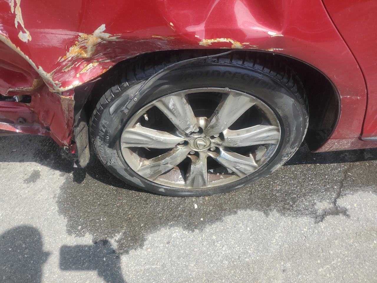 2009 Lexus Gs 350 Красный vin: JTHCE96S290023951 Damage: Right Rear Wheel, Curb Rash, > 12 Inches
