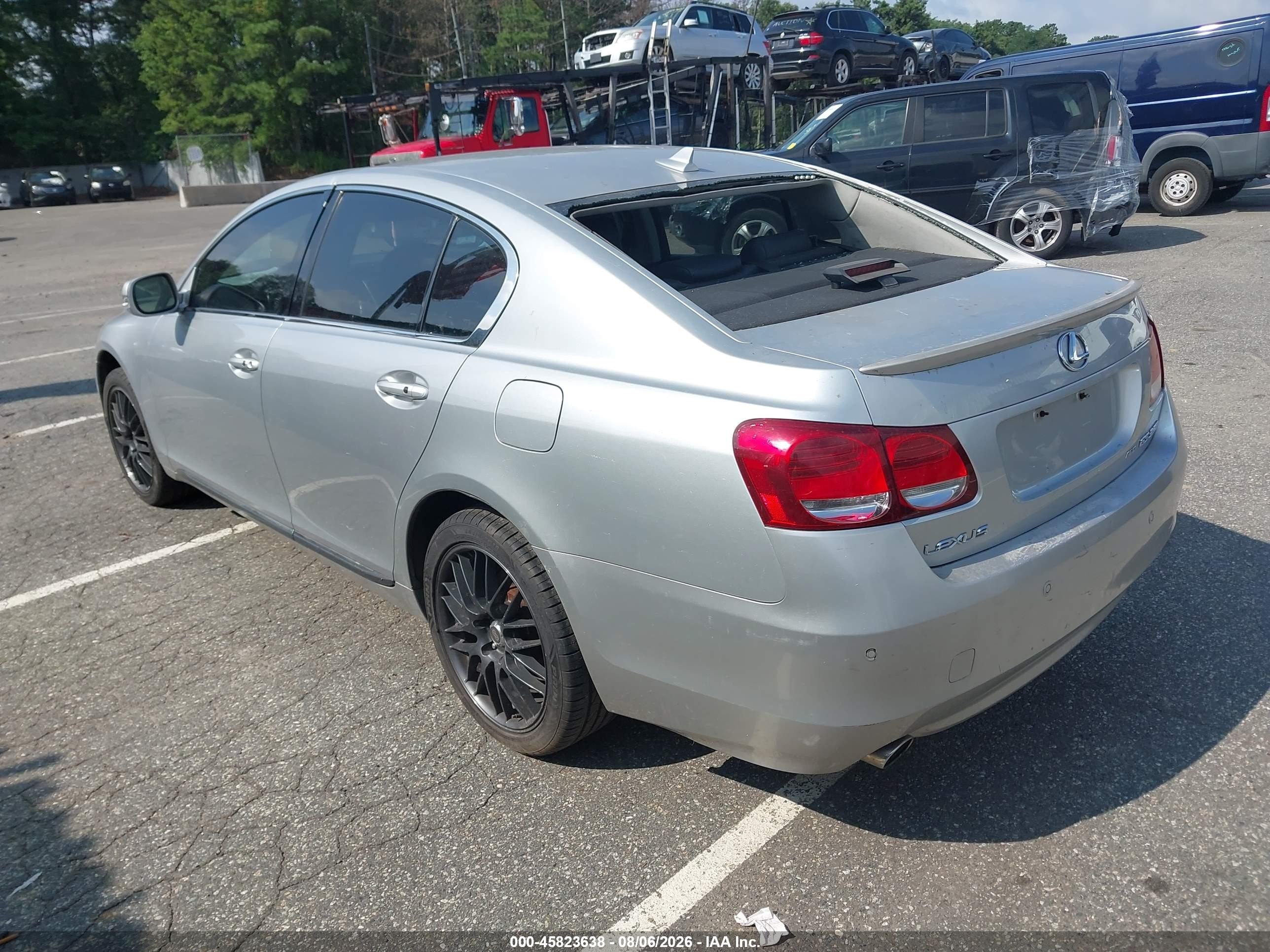 2008 Lexus Gs 350   Silver vin: JTHCE96S380014819