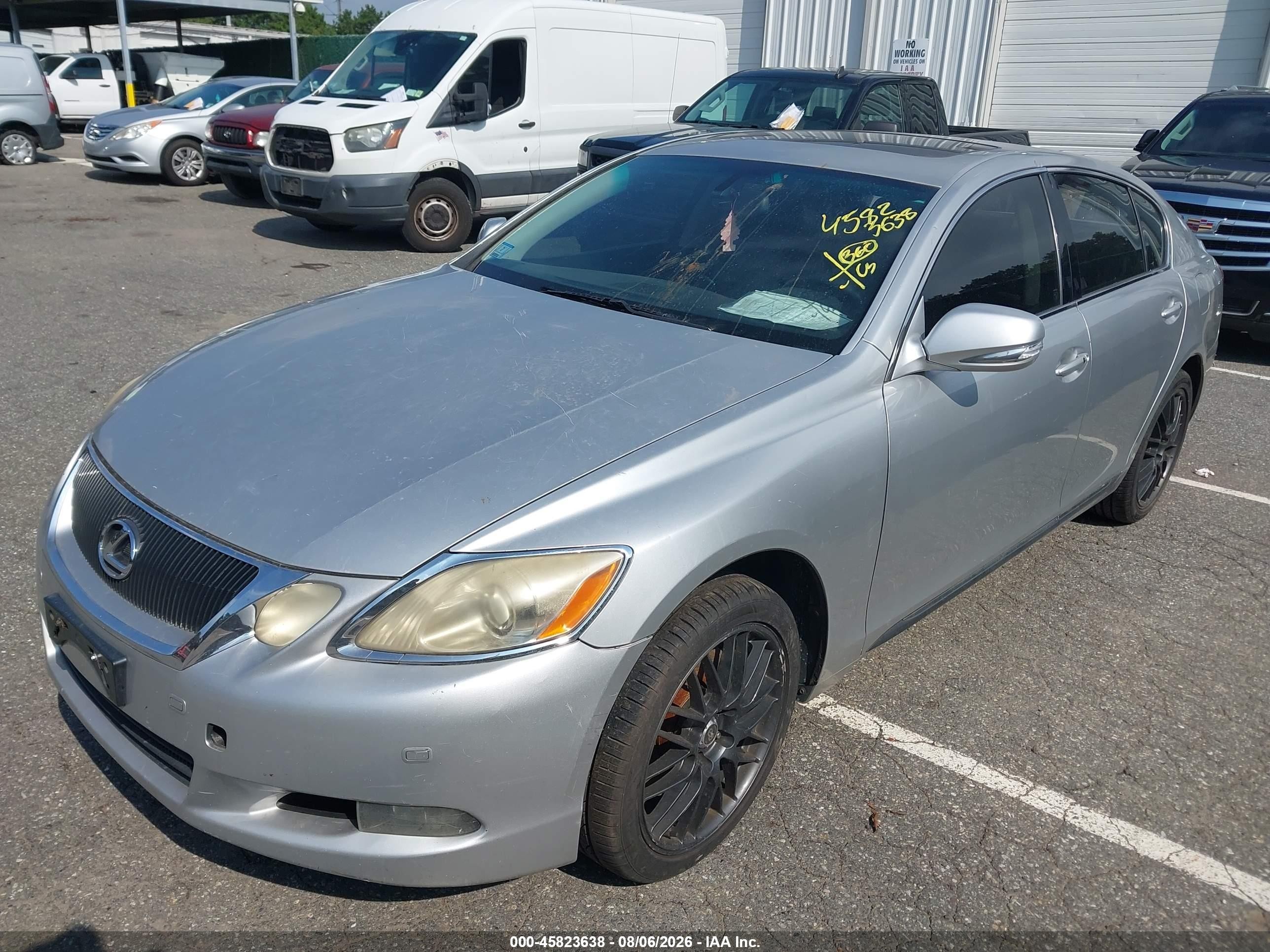 2008 Lexus Gs 350   Silver vin: JTHCE96S380014819