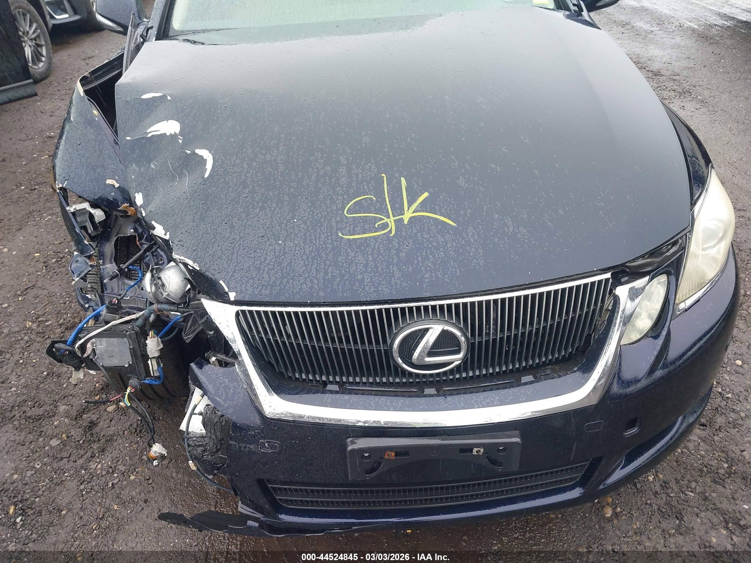 2008 Lexus Gs 350 Blue vin: JTHCE96S380016117