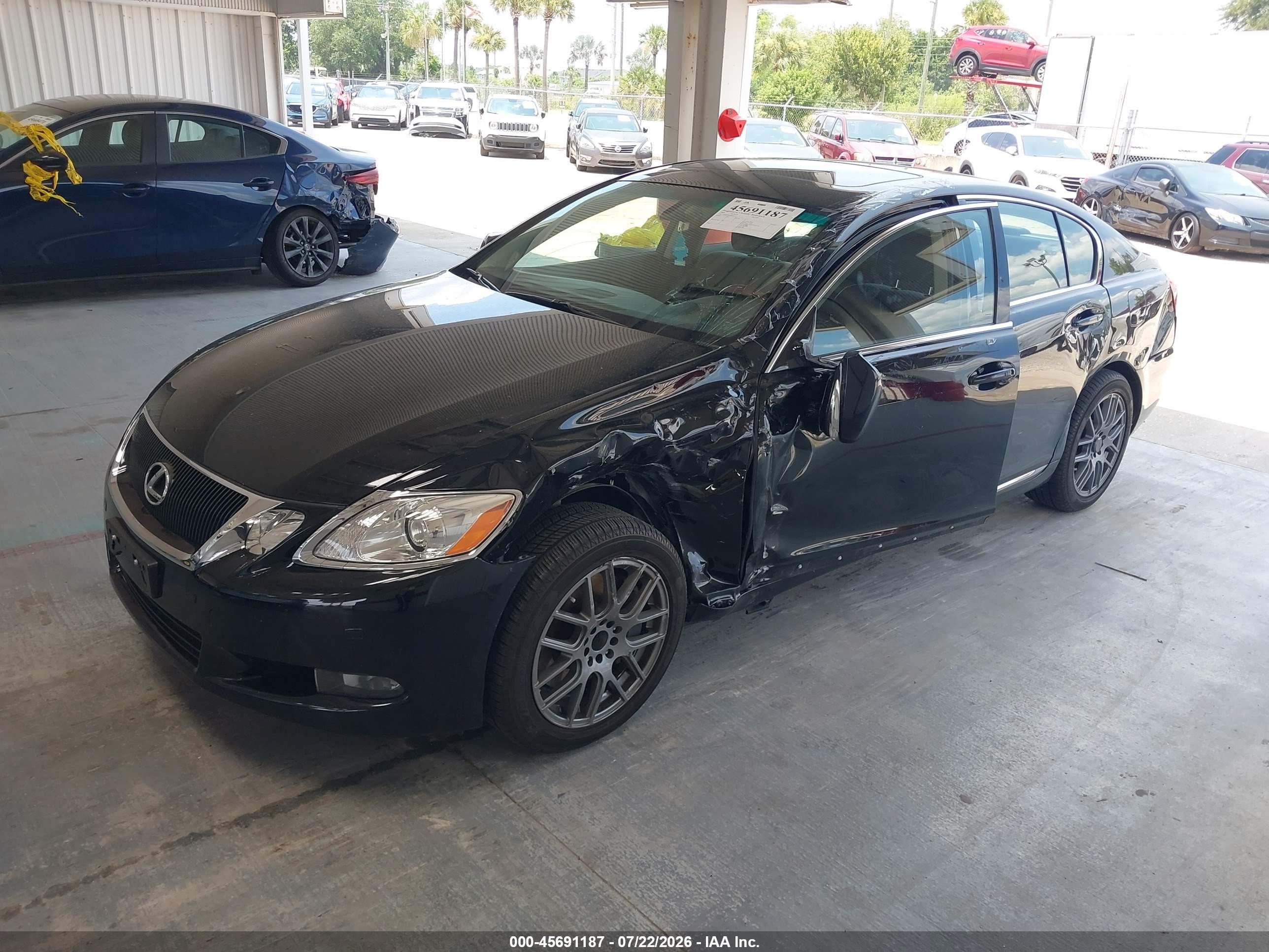 2009 Lexus Gs 350   Black vin: JTHCE96S390022677