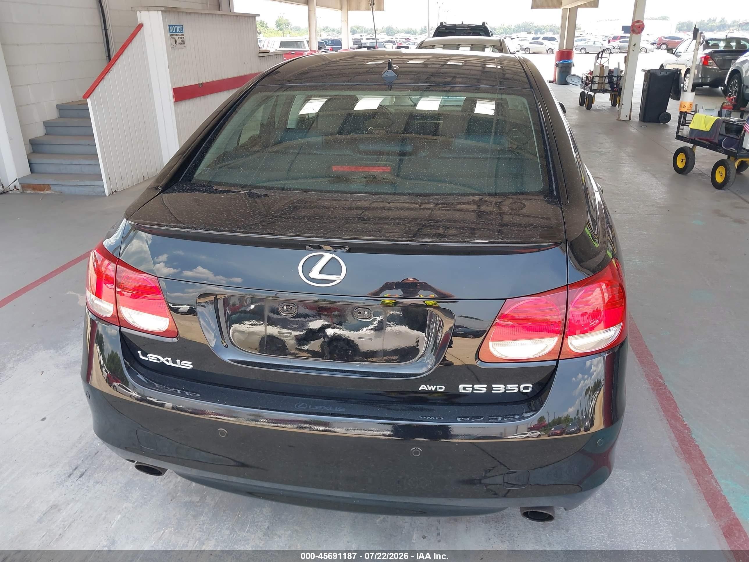 2009 Lexus Gs 350   Black vin: JTHCE96S390022677