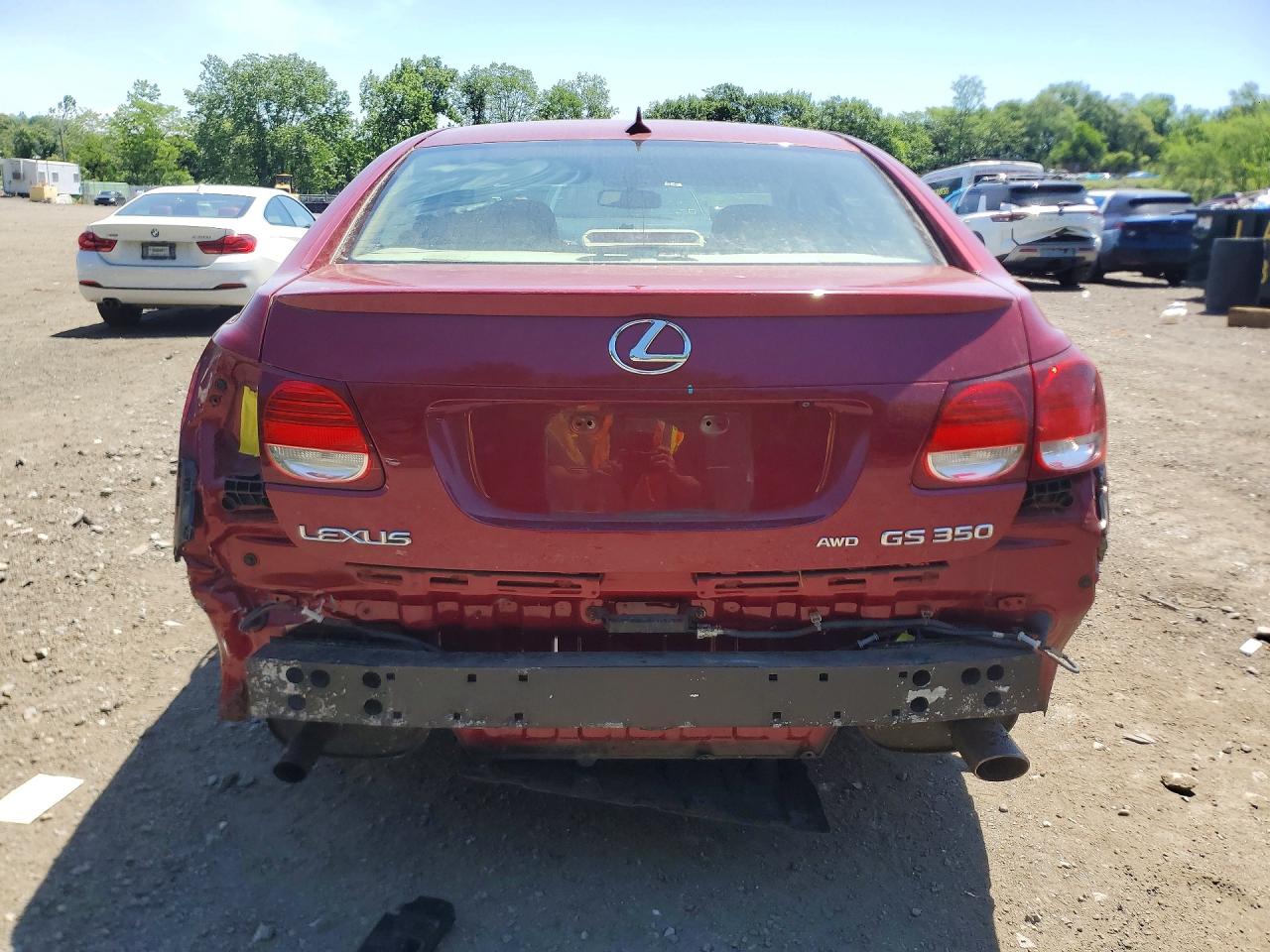 2007 Lexus Gs 350 Красный vin: JTHCE96S470004525