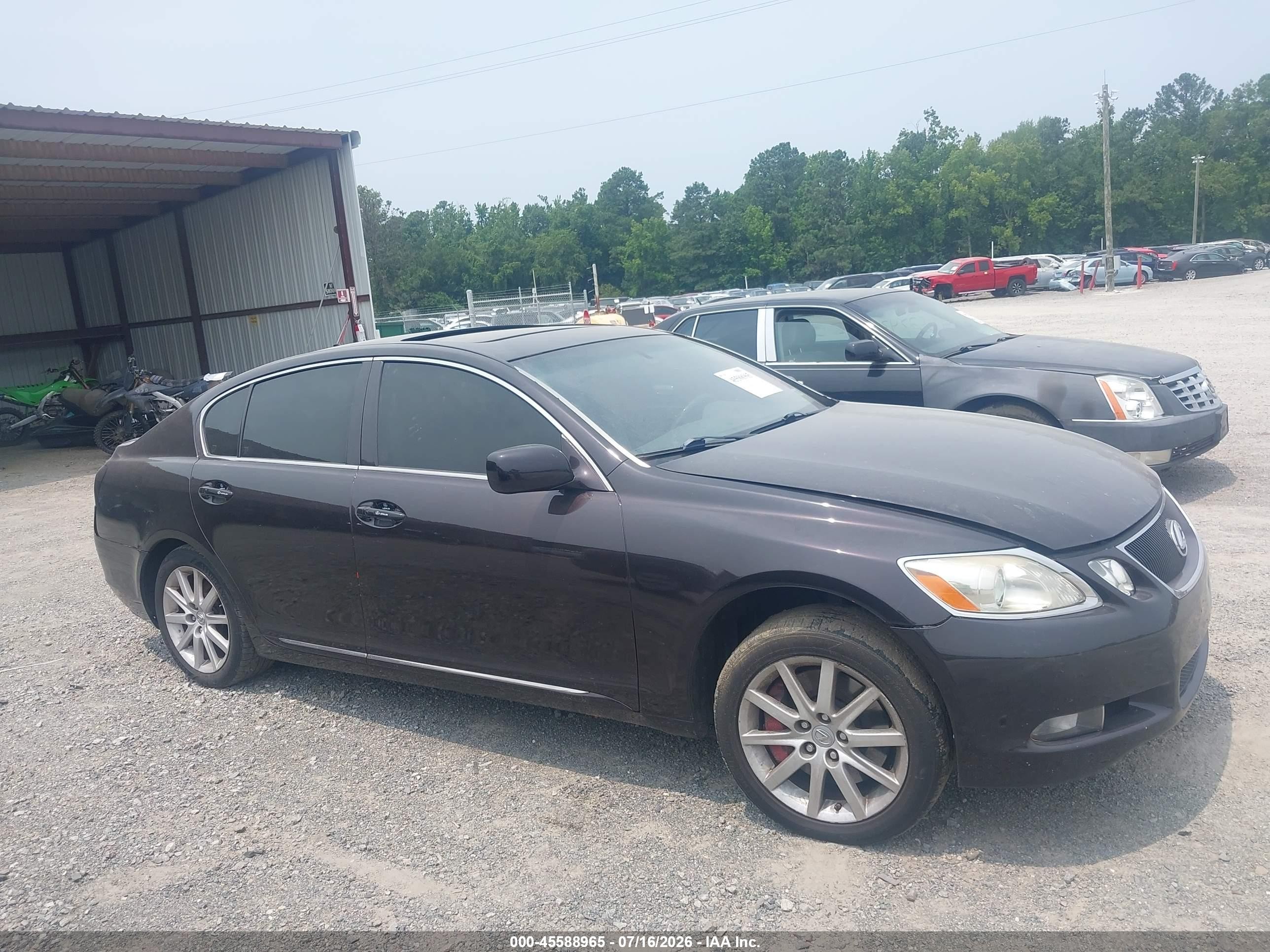 2007 Lexus Gs 350   Black vin: JTHCE96S470007036