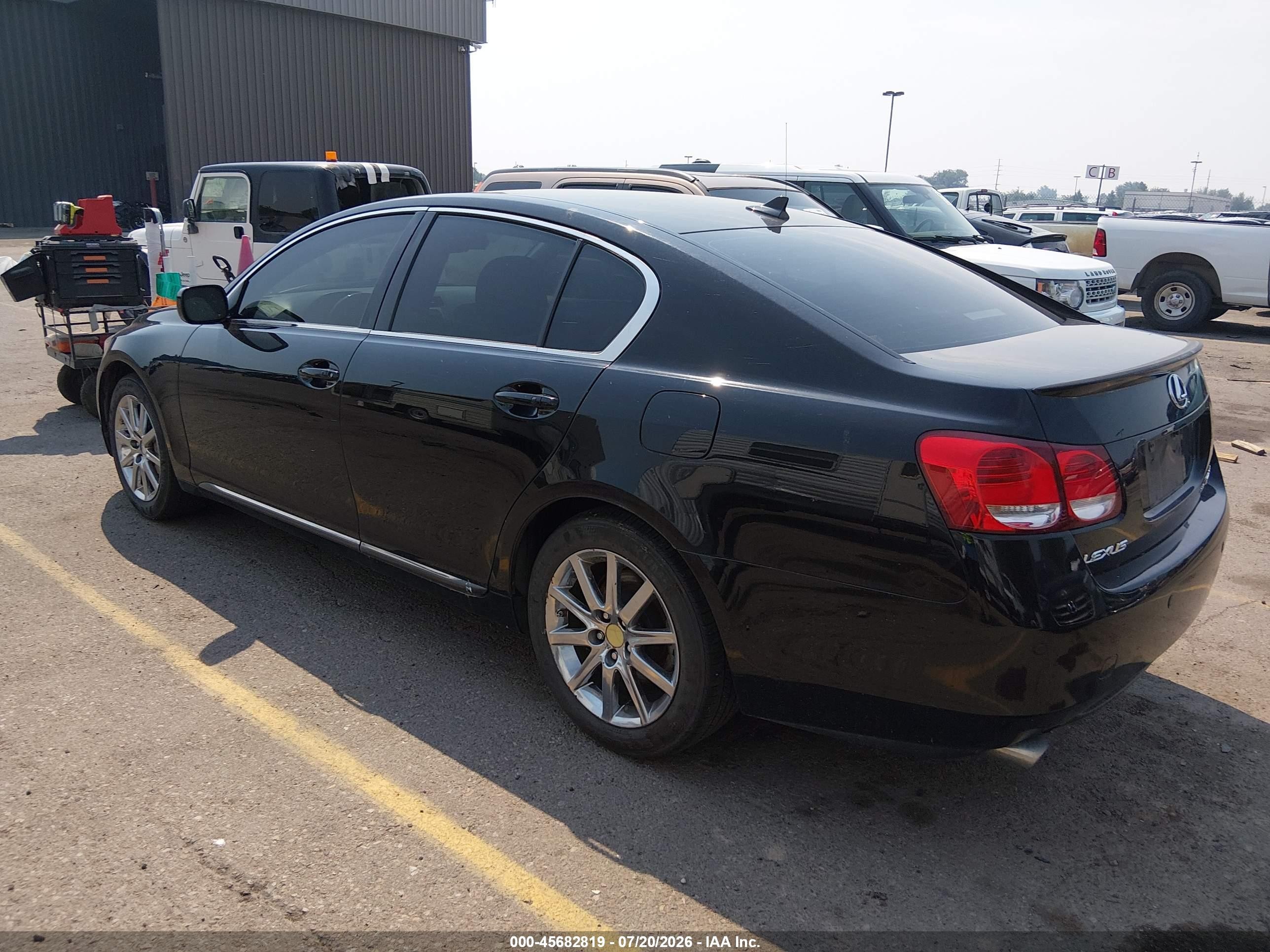 2007 Lexus Gs 350   Black vin: JTHCE96S470011300