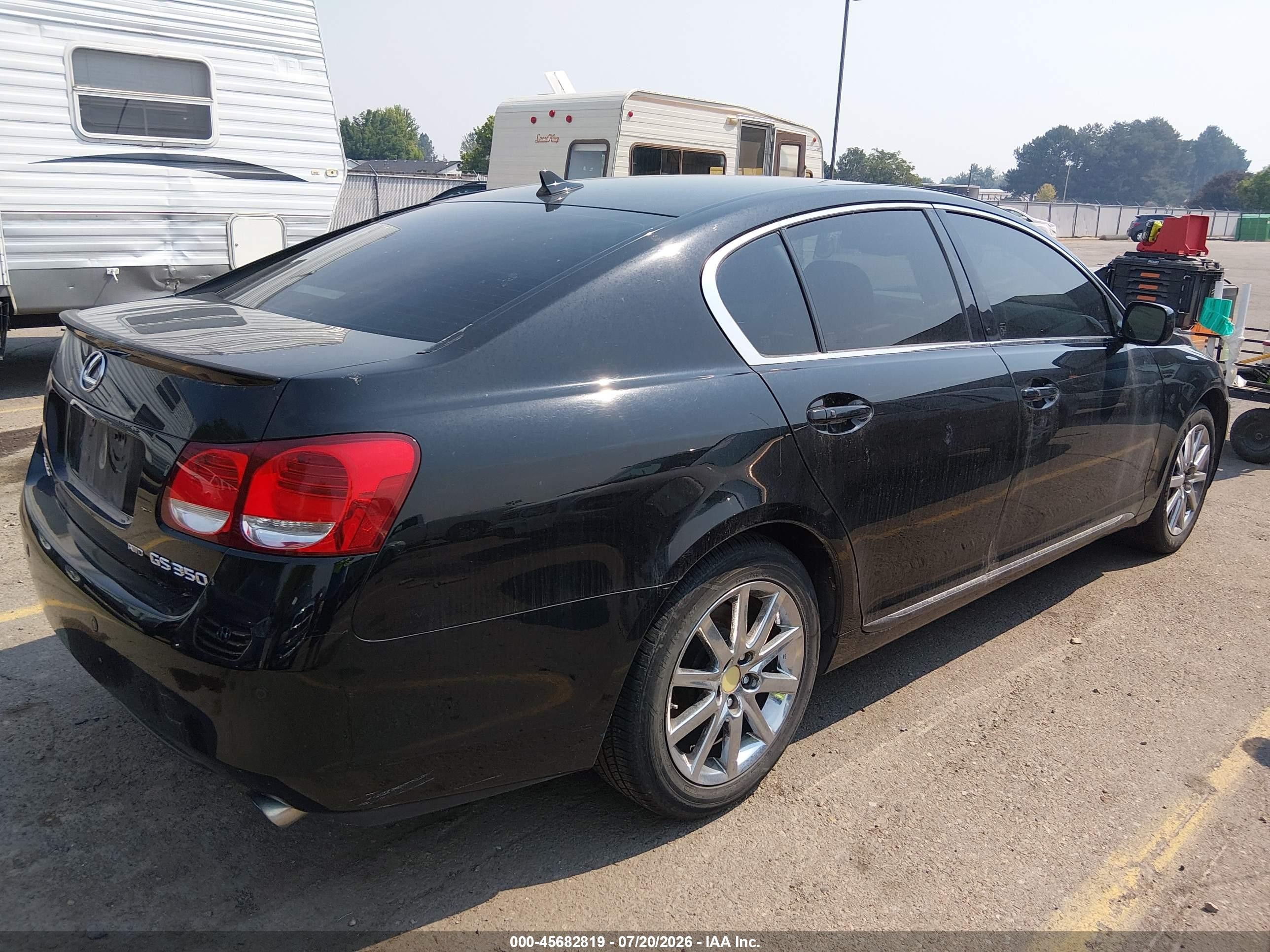 2007 Lexus Gs 350   Black vin: JTHCE96S470011300