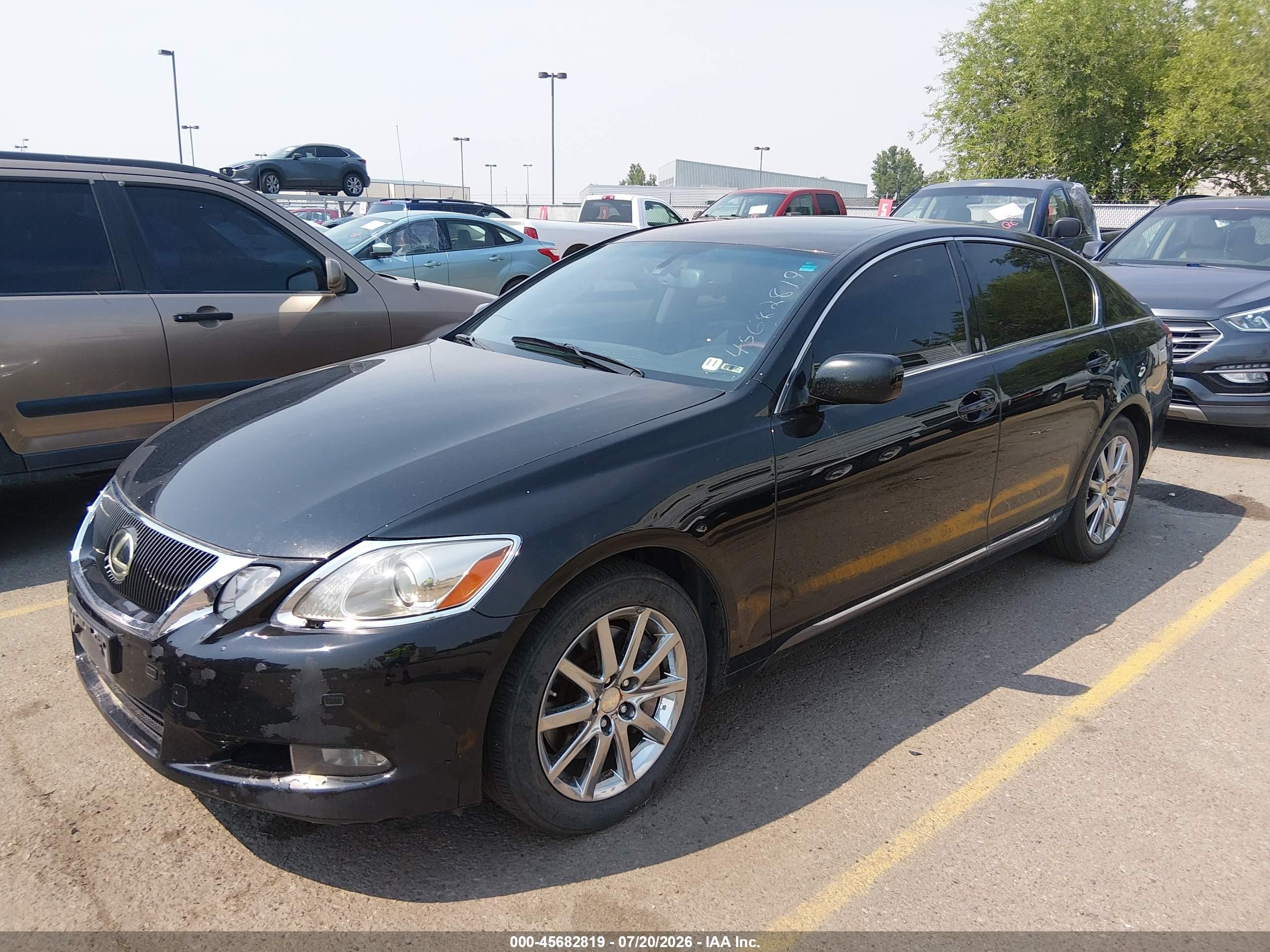 2007 Lexus Gs 350   Black vin: JTHCE96S470011300