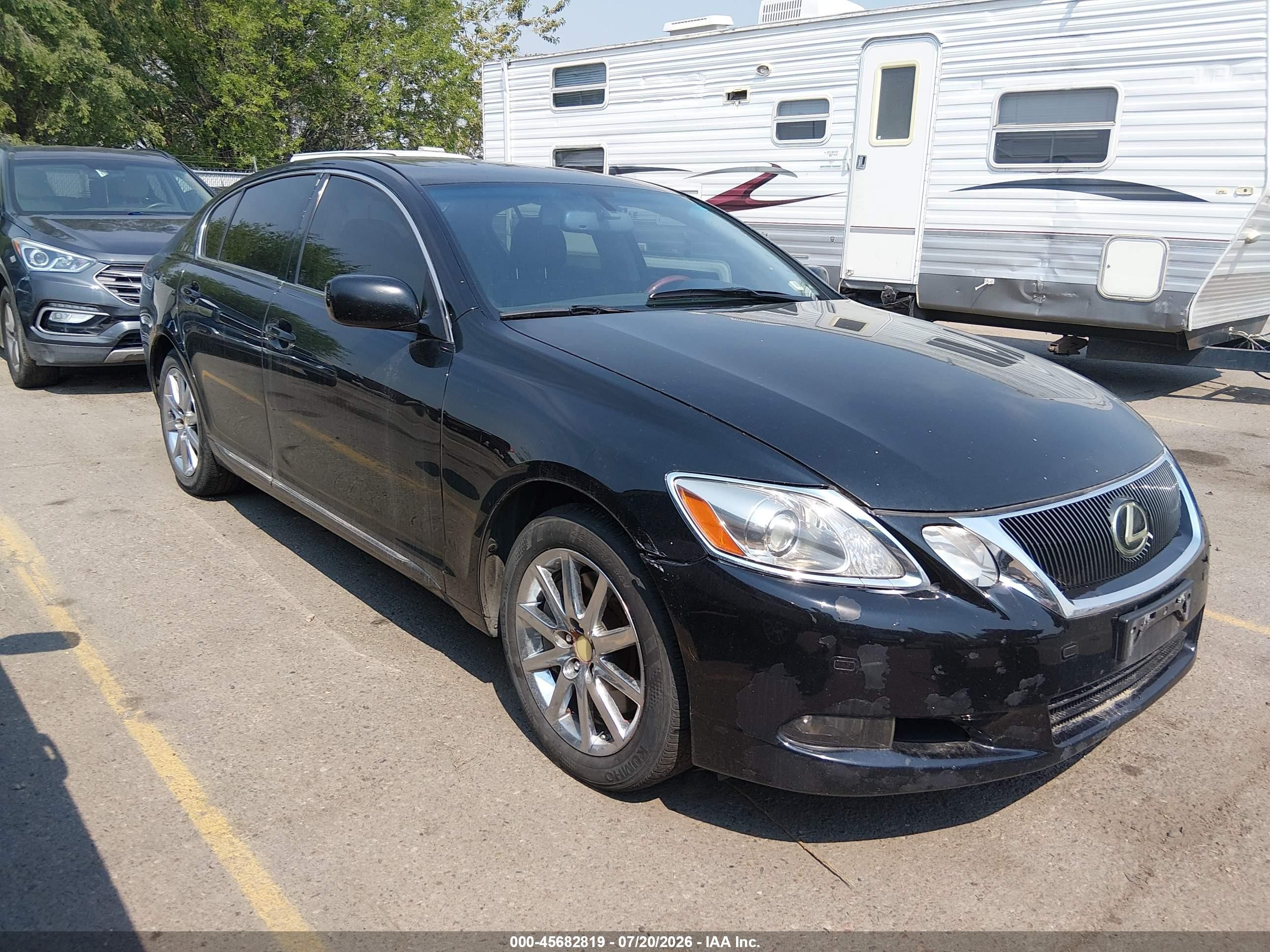 2007 Lexus Gs 350   Black vin: JTHCE96S470011300