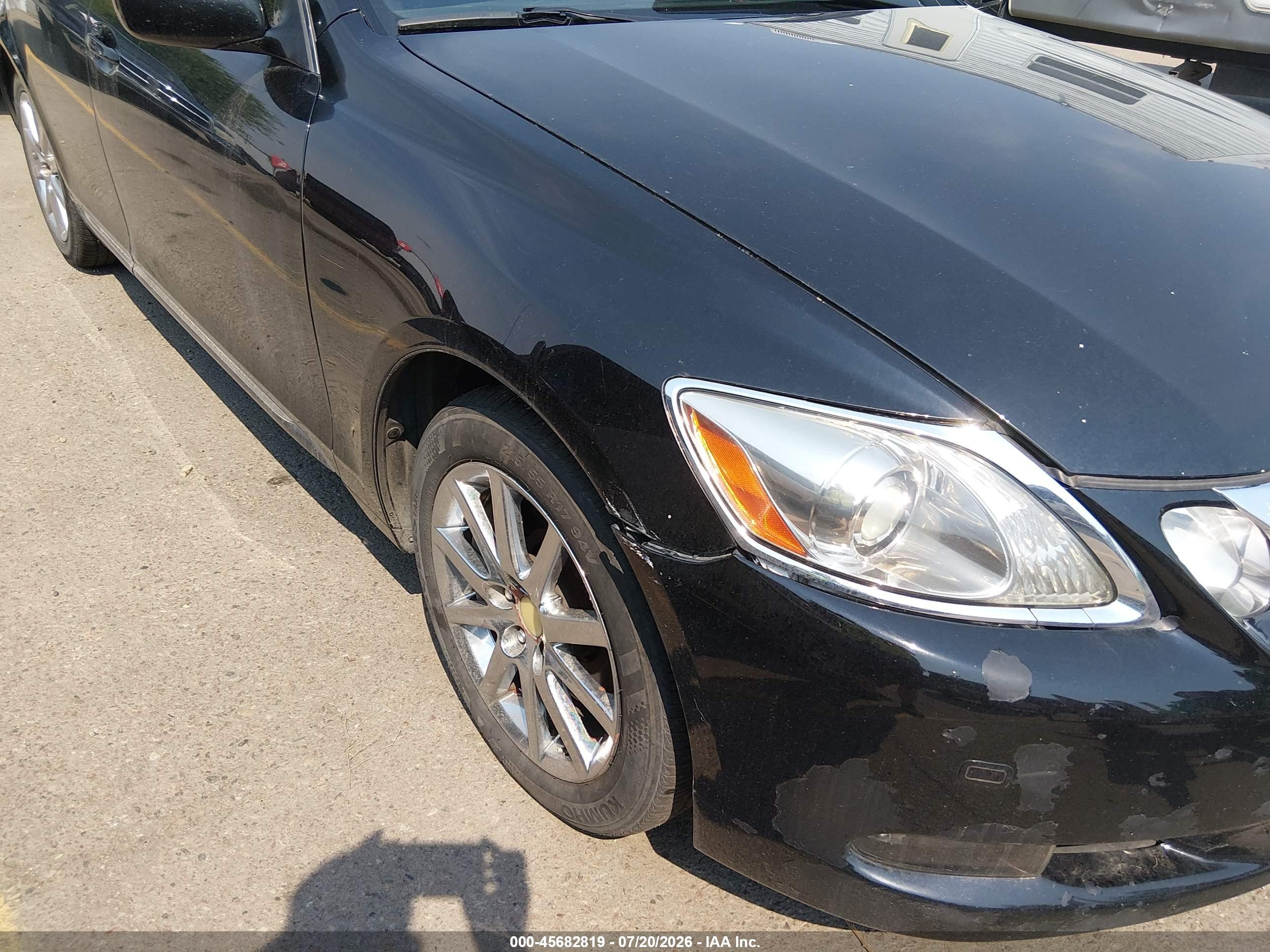 2007 Lexus Gs 350   Black vin: JTHCE96S470011300