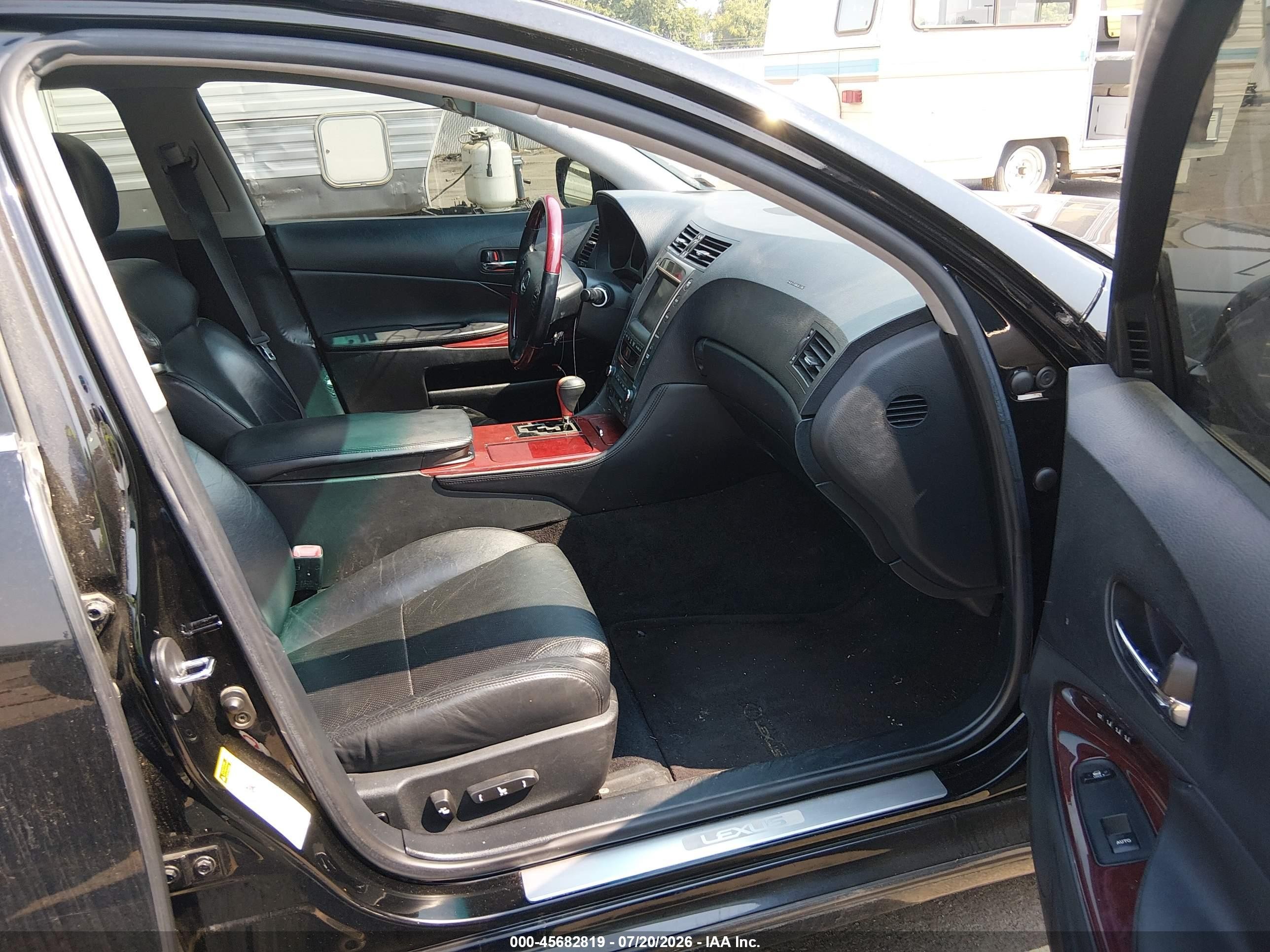 2007 Lexus Gs 350   Black vin: JTHCE96S470011300