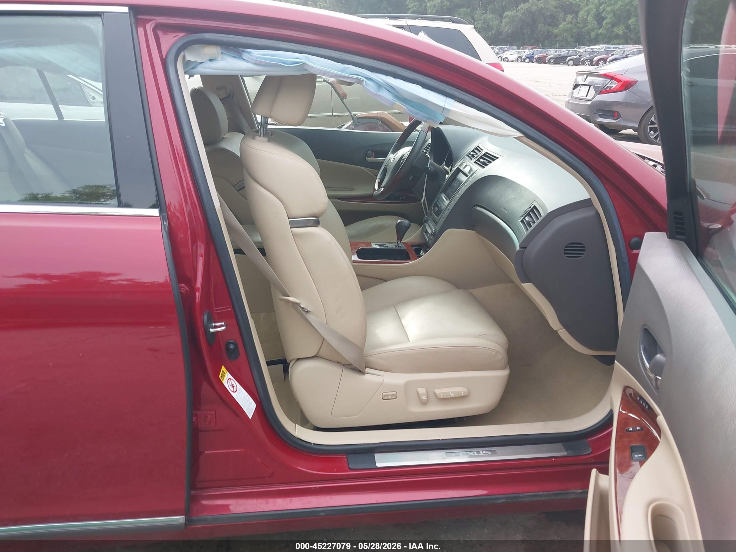 2008 Lexus Gs 350   Red vin: JTHCE96S480013212