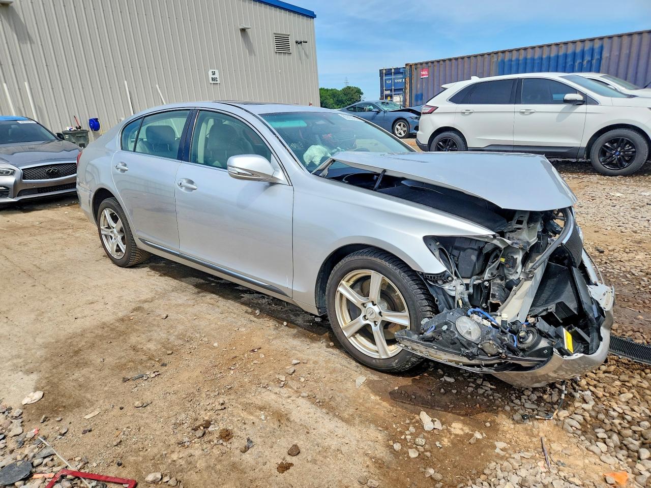2008 Lexus Gs 350 Silver vin: JTHCE96S480014828