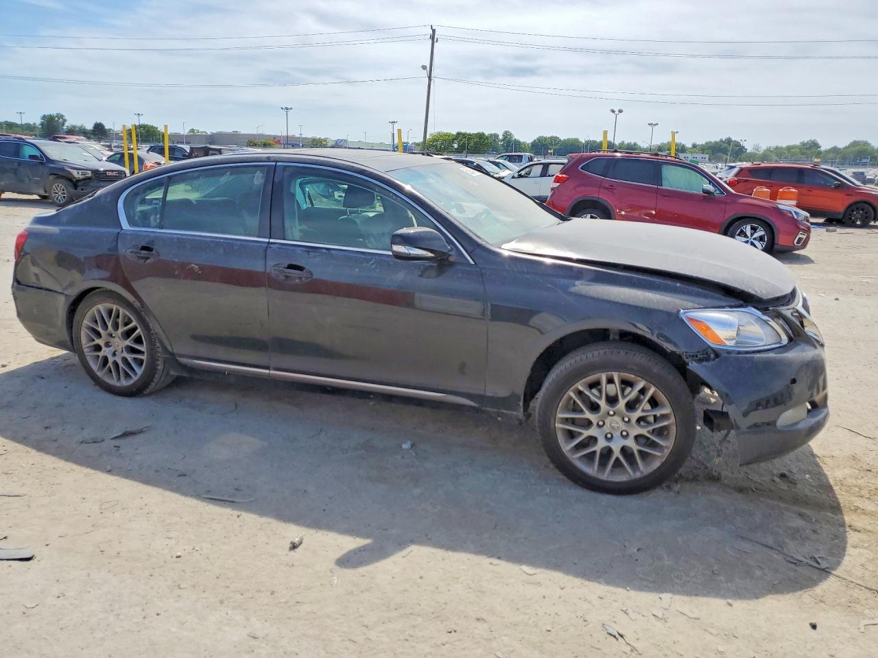 2008 Lexus Gs 350 Black vin: JTHCE96S480016627