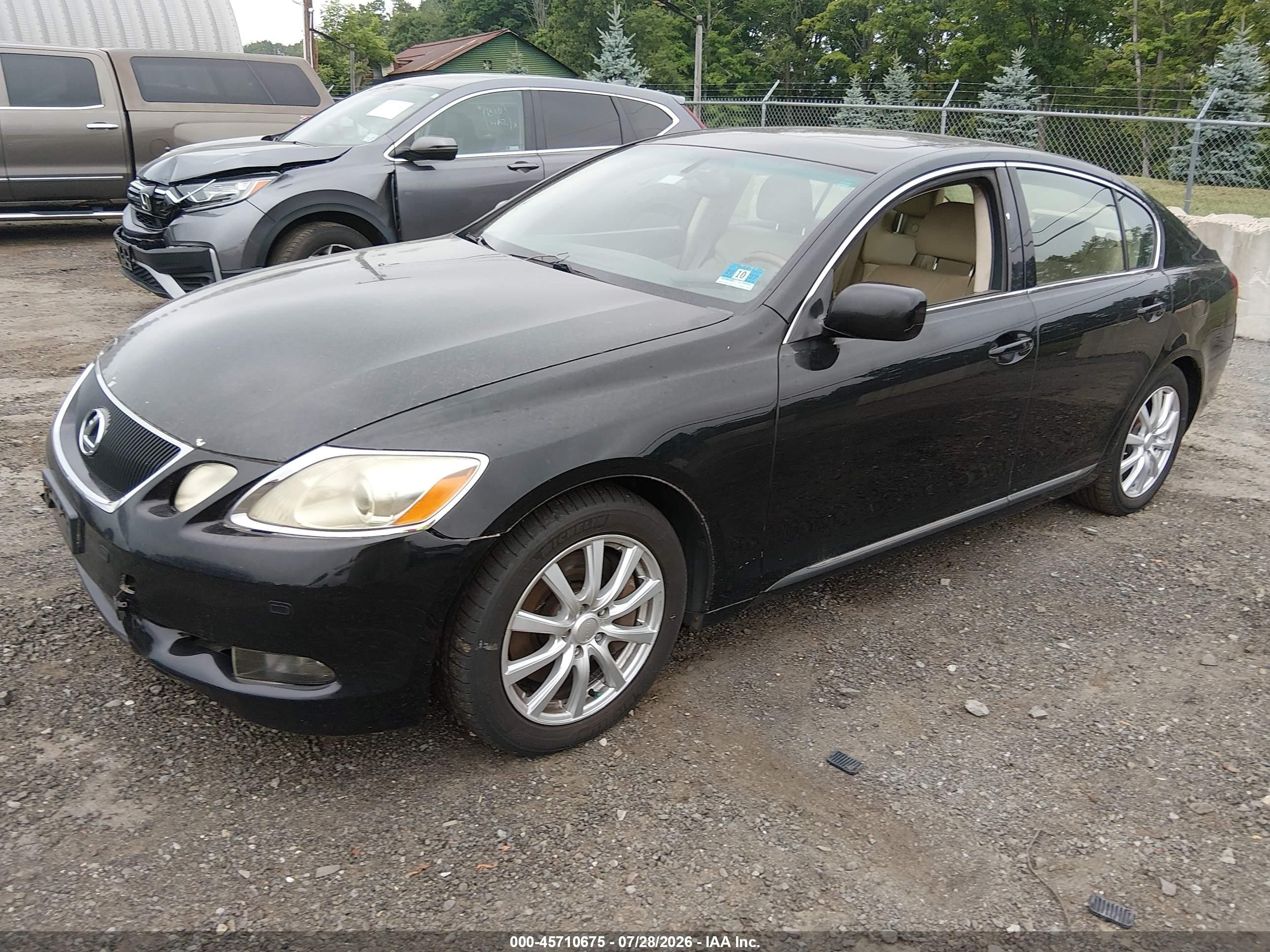 2007 Lexus Gs 350   Black vin: JTHCE96S670005076