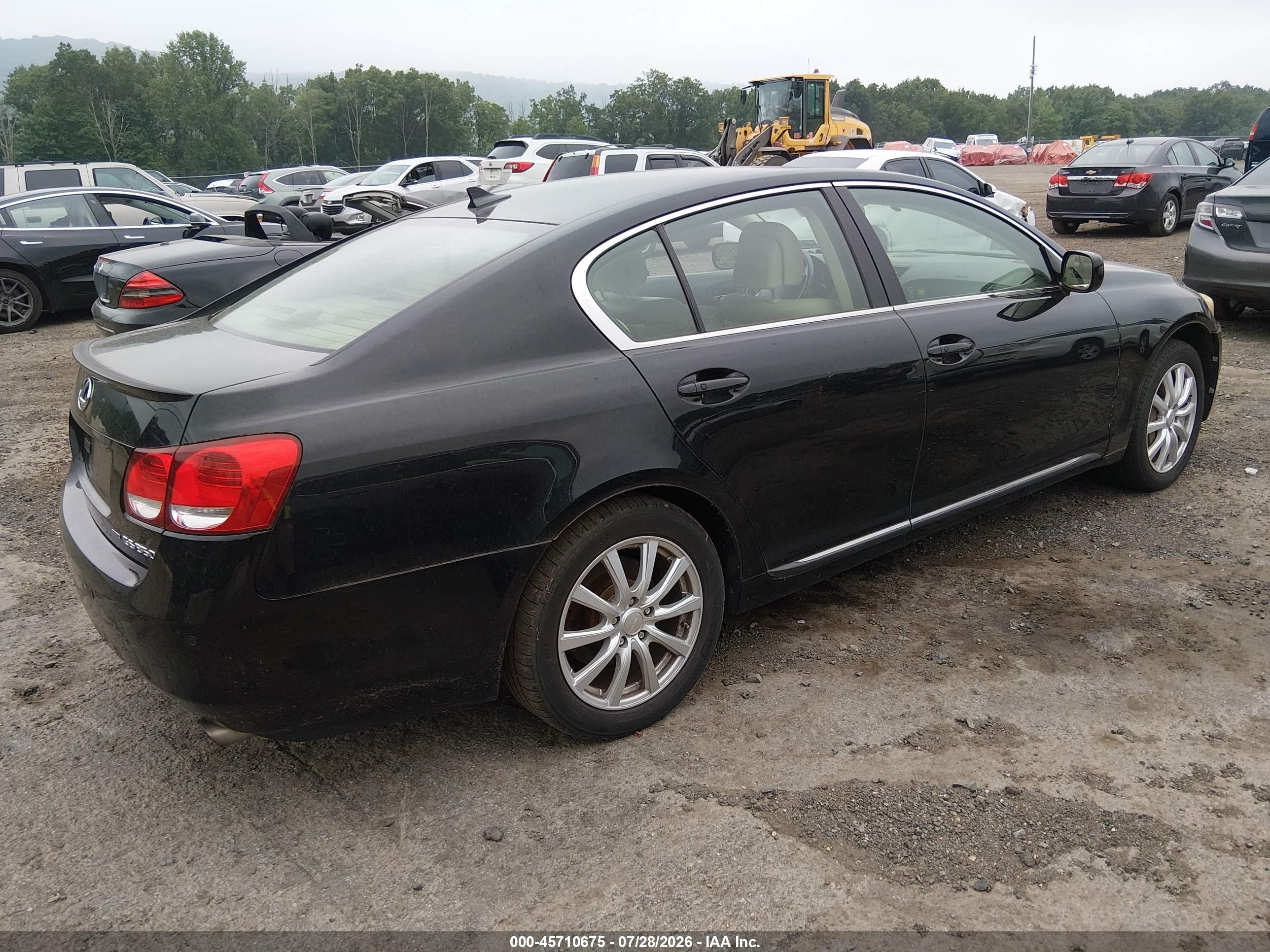 2007 Lexus Gs 350   Black vin: JTHCE96S670005076