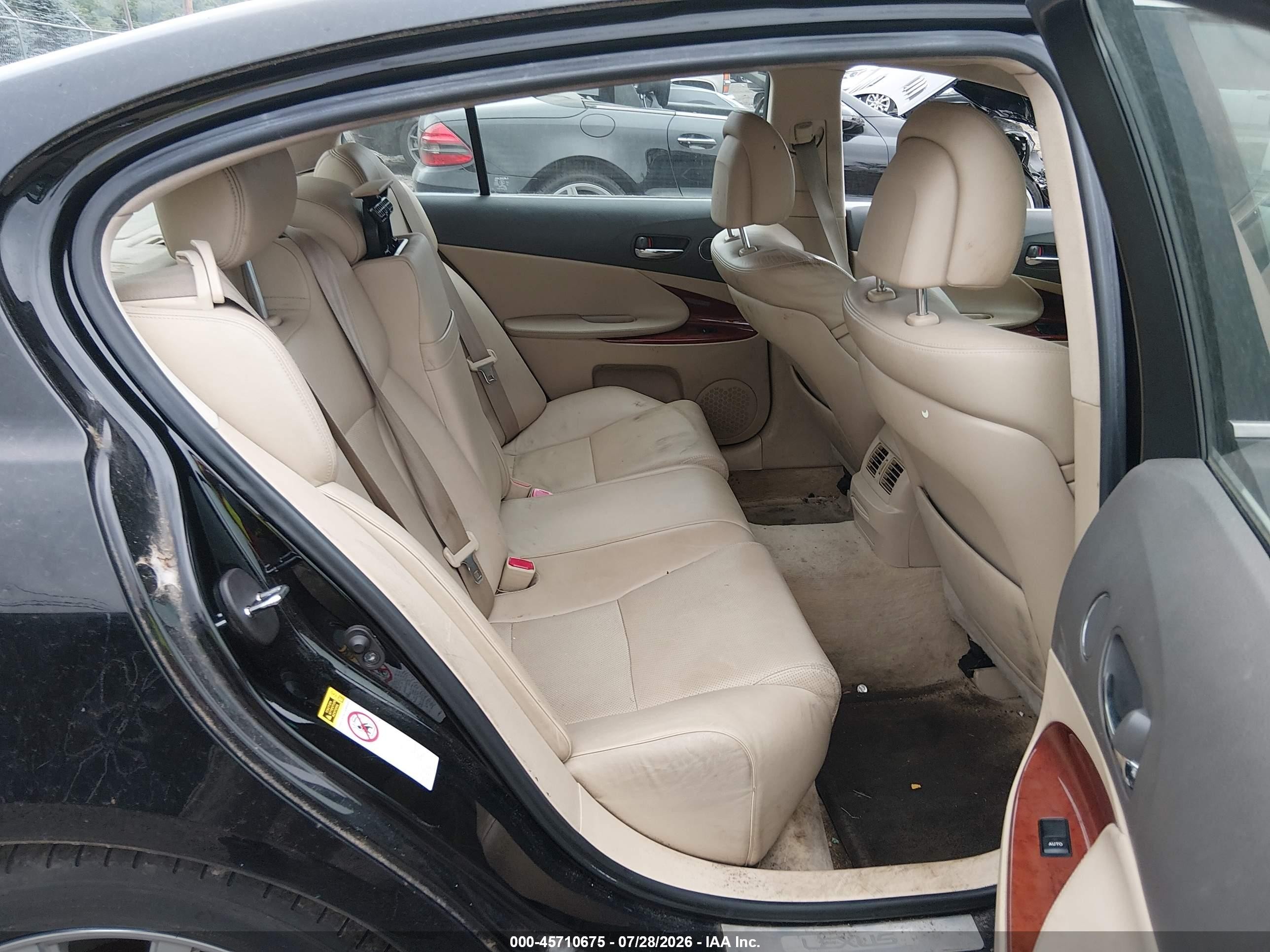 2007 Lexus Gs 350   Black vin: JTHCE96S670005076