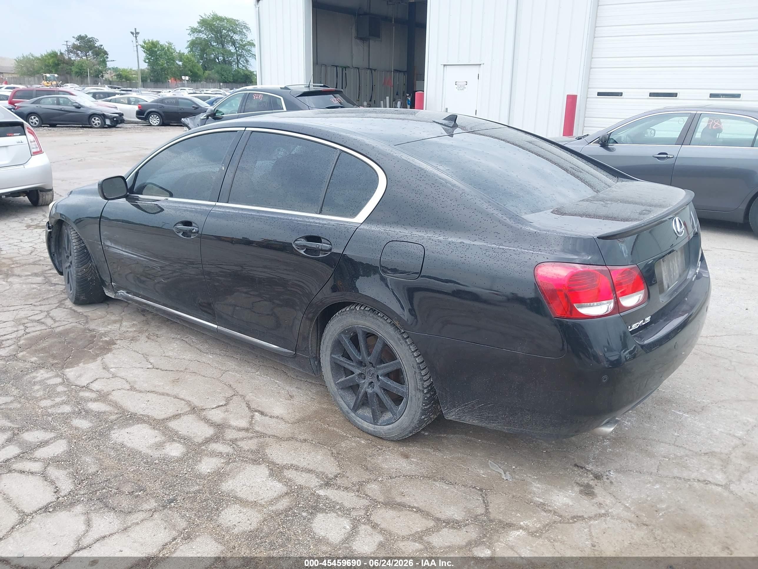 2007 Lexus Gs 350 Black vin: JTHCE96S670009676