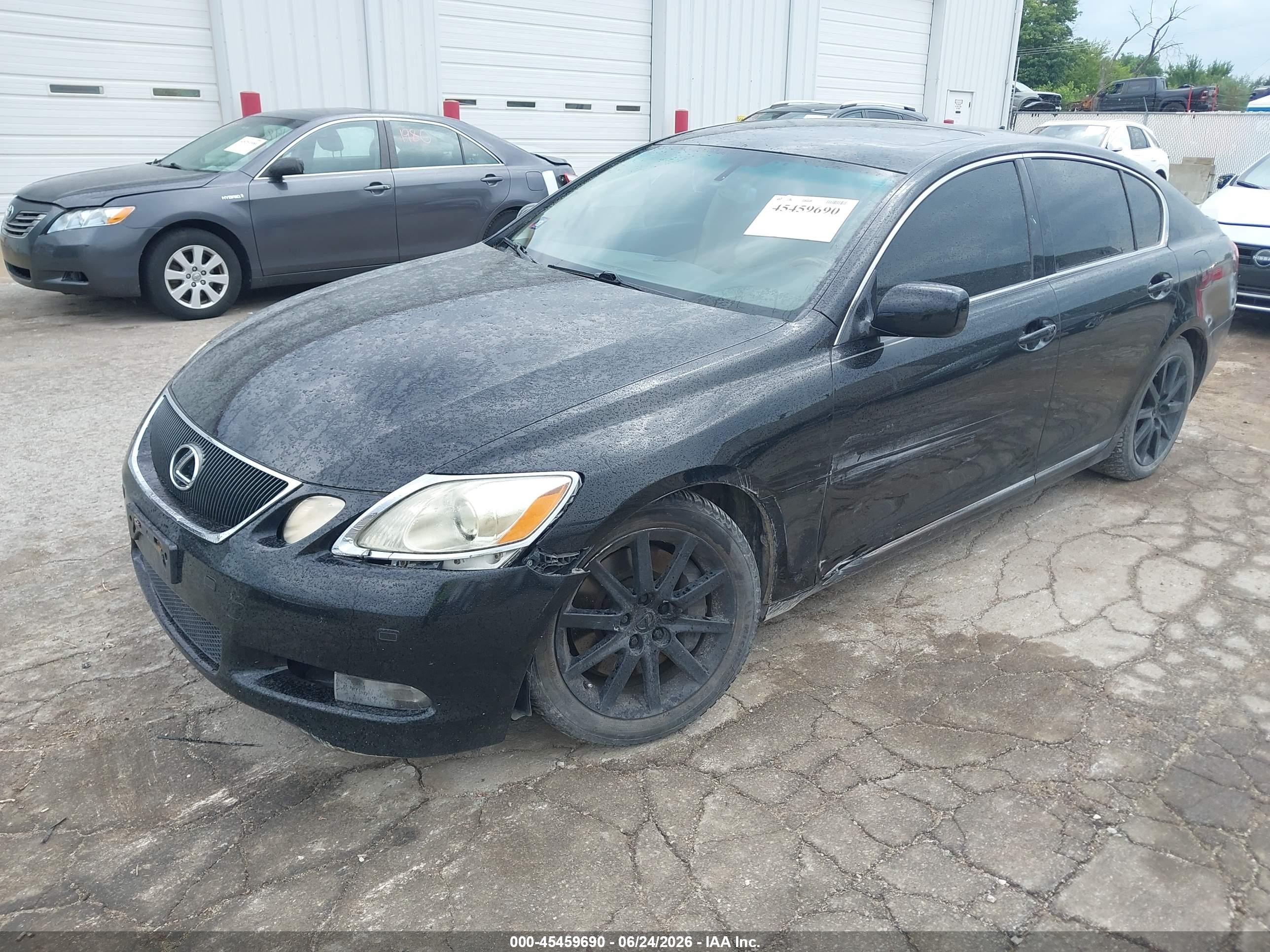 2007 Lexus Gs 350 Black vin: JTHCE96S670009676