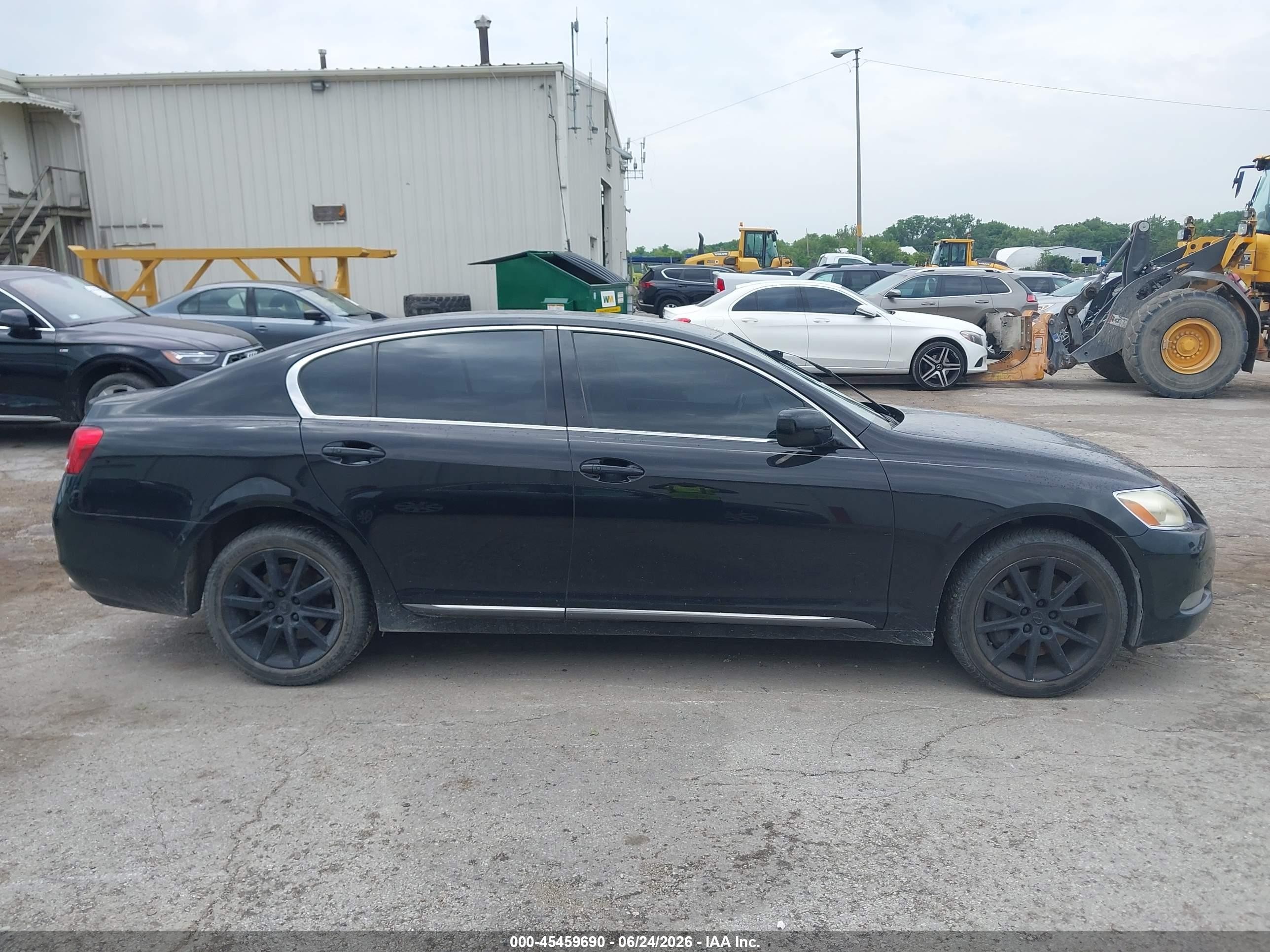2007 Lexus Gs 350 Black vin: JTHCE96S670009676
