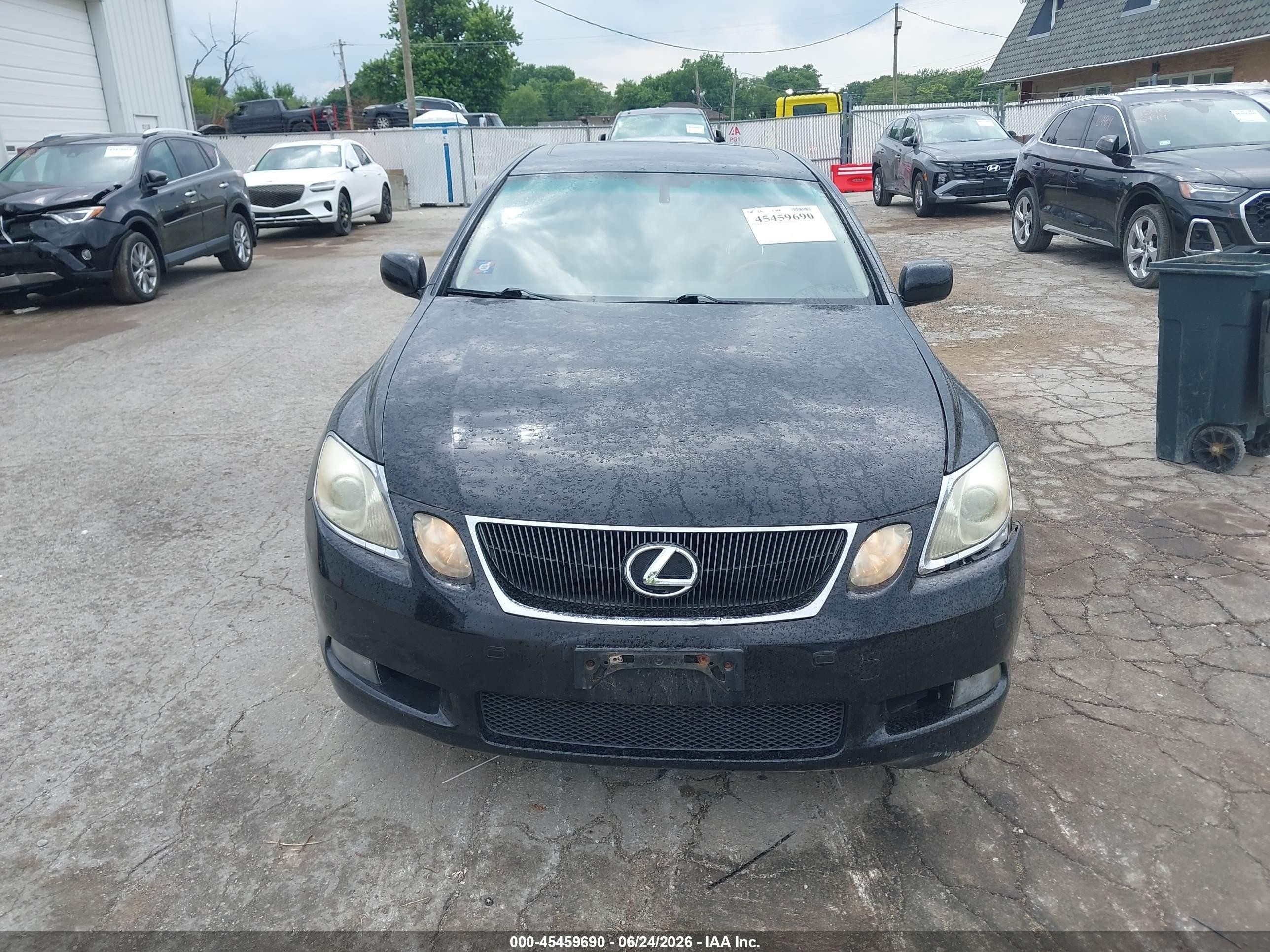 2007 Lexus Gs 350 Black vin: JTHCE96S670009676