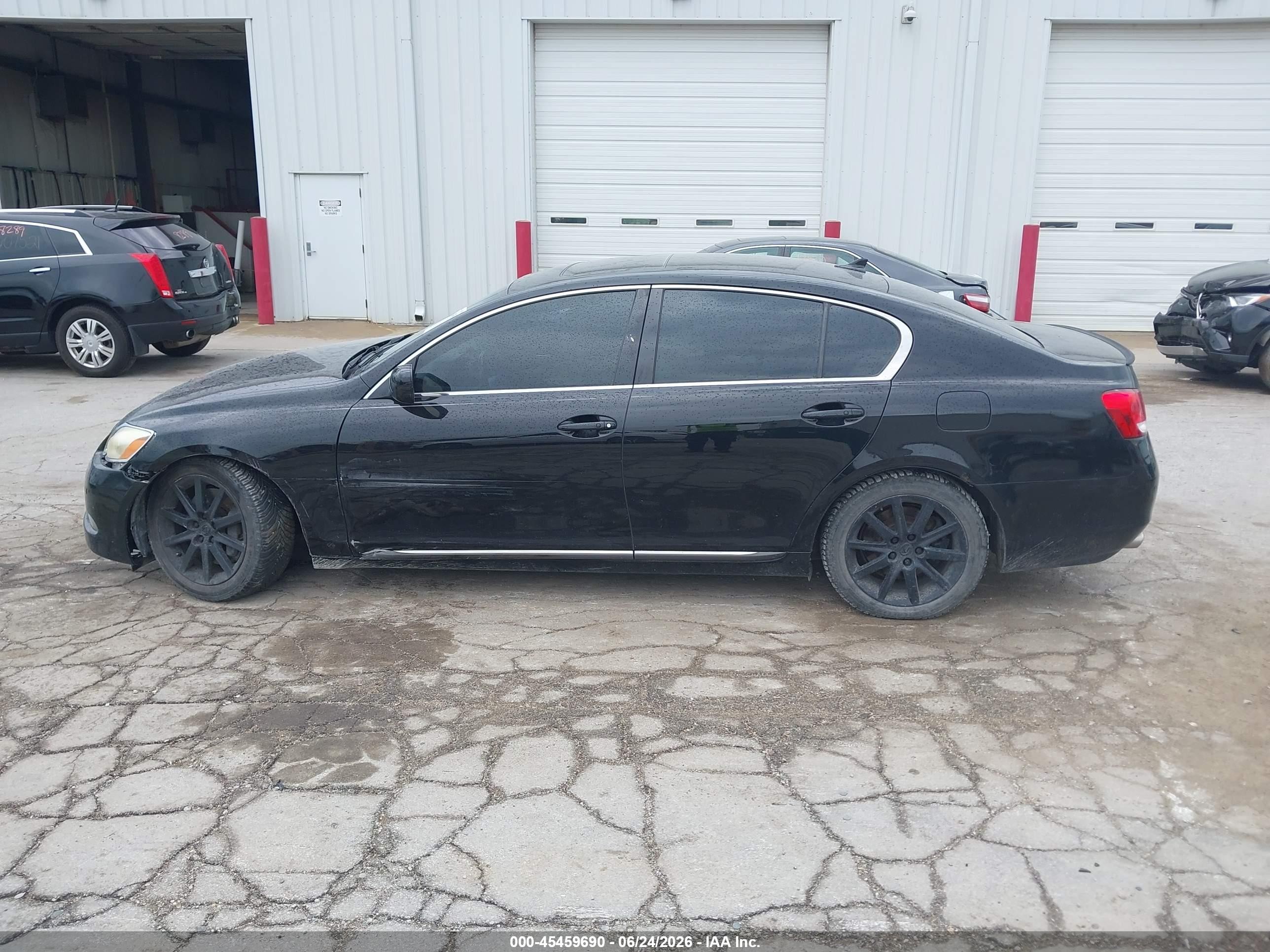 2007 Lexus Gs 350 Black vin: JTHCE96S670009676