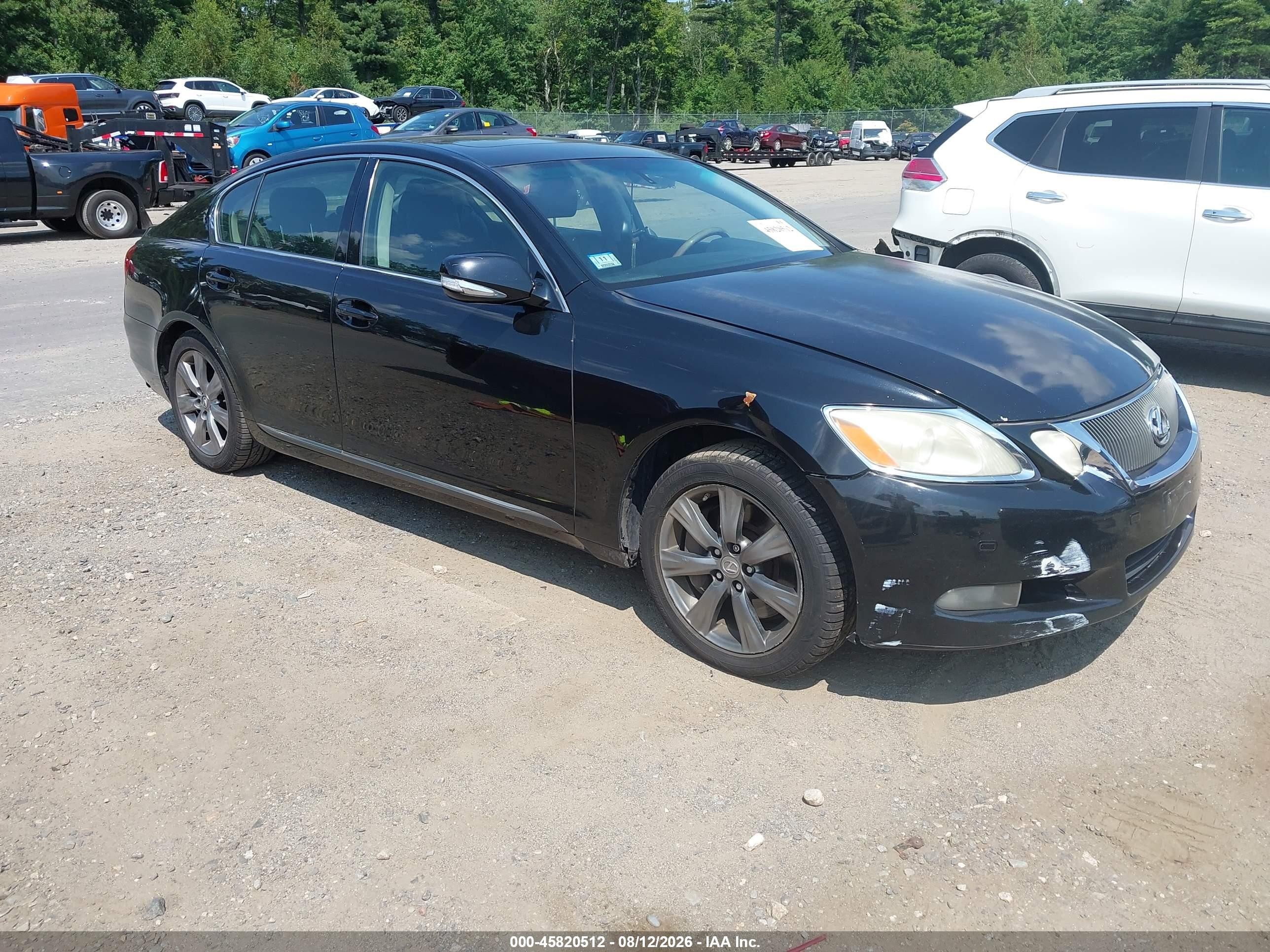 2008 Lexus Gs 350   Black vin: JTHCE96S680017973